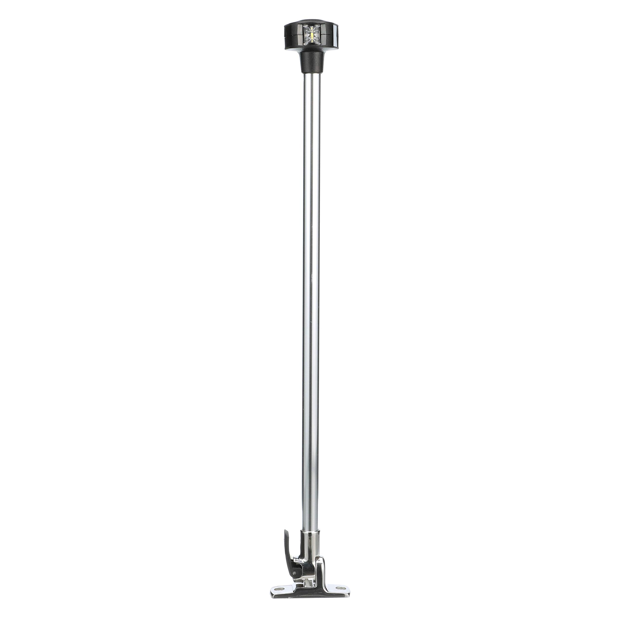 Attwood 7836-S-1 LED 36 Fold Down Anchor/Masthead Navigation Light Stainless Base