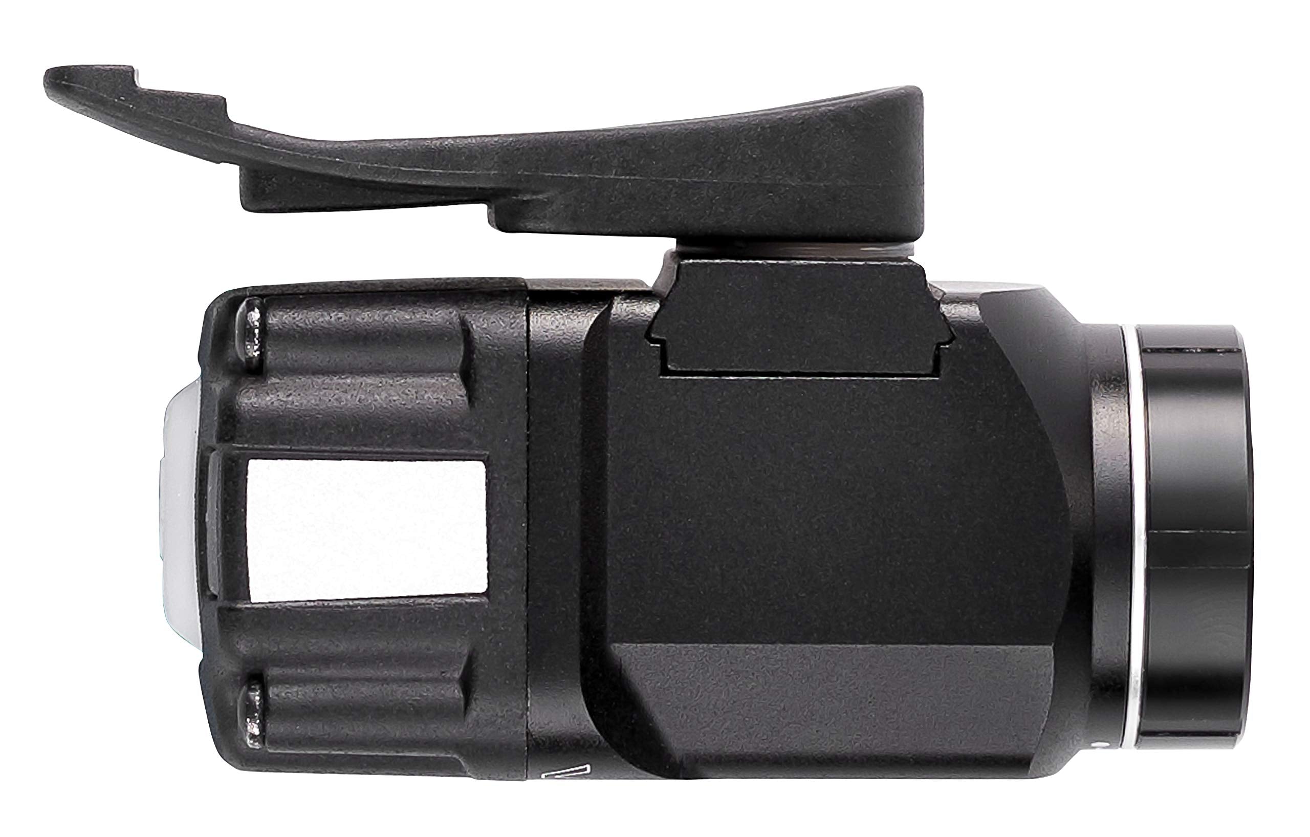 Streamlight Vantage II Hard Hat Light 350-Lumen Black Aluminum Model 69333 with Blue LED Tail Light, One Size