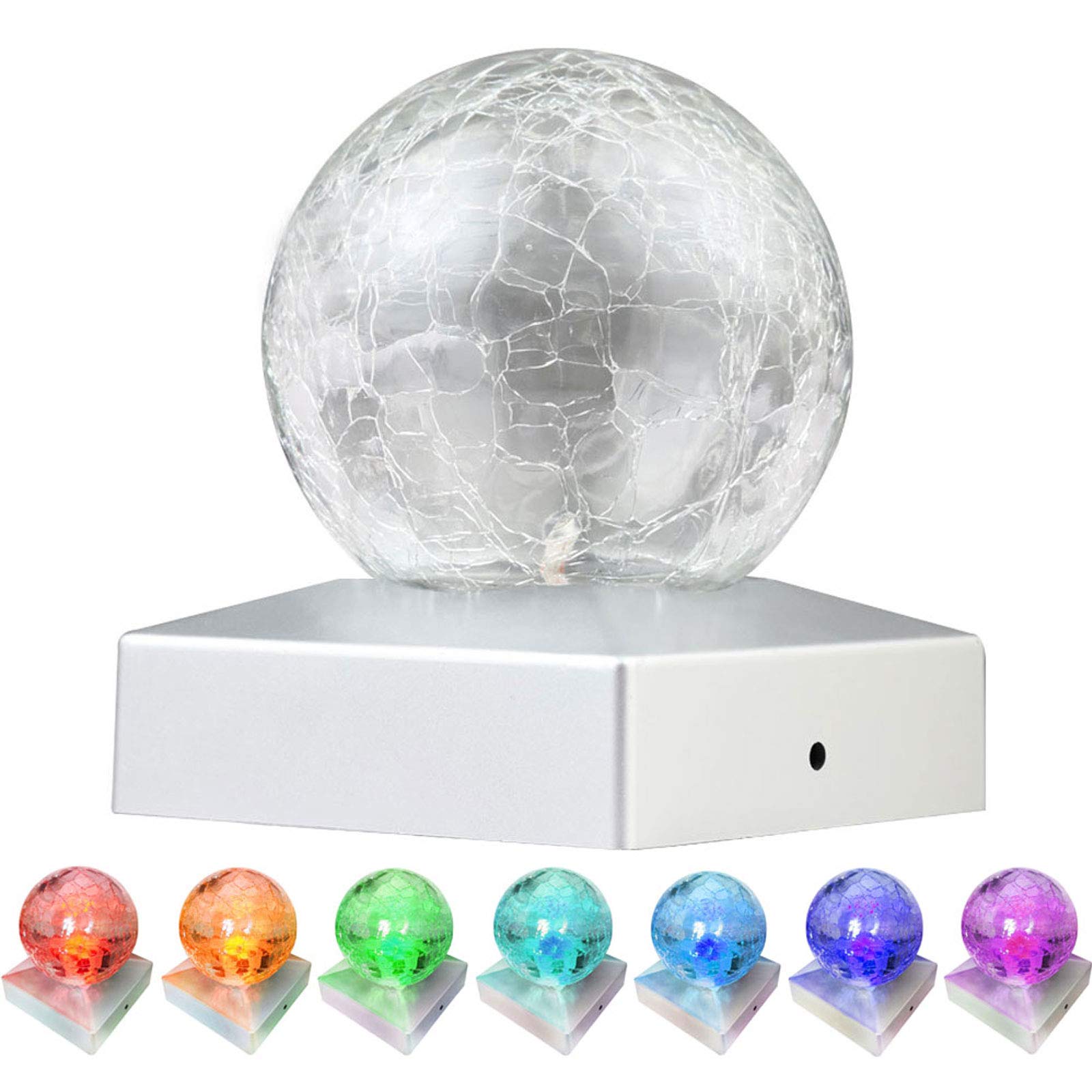 Sunnypark Color Changing 4X4 Solar Post Cap Lights - Led Garden & Patio Decor, 4 Pack