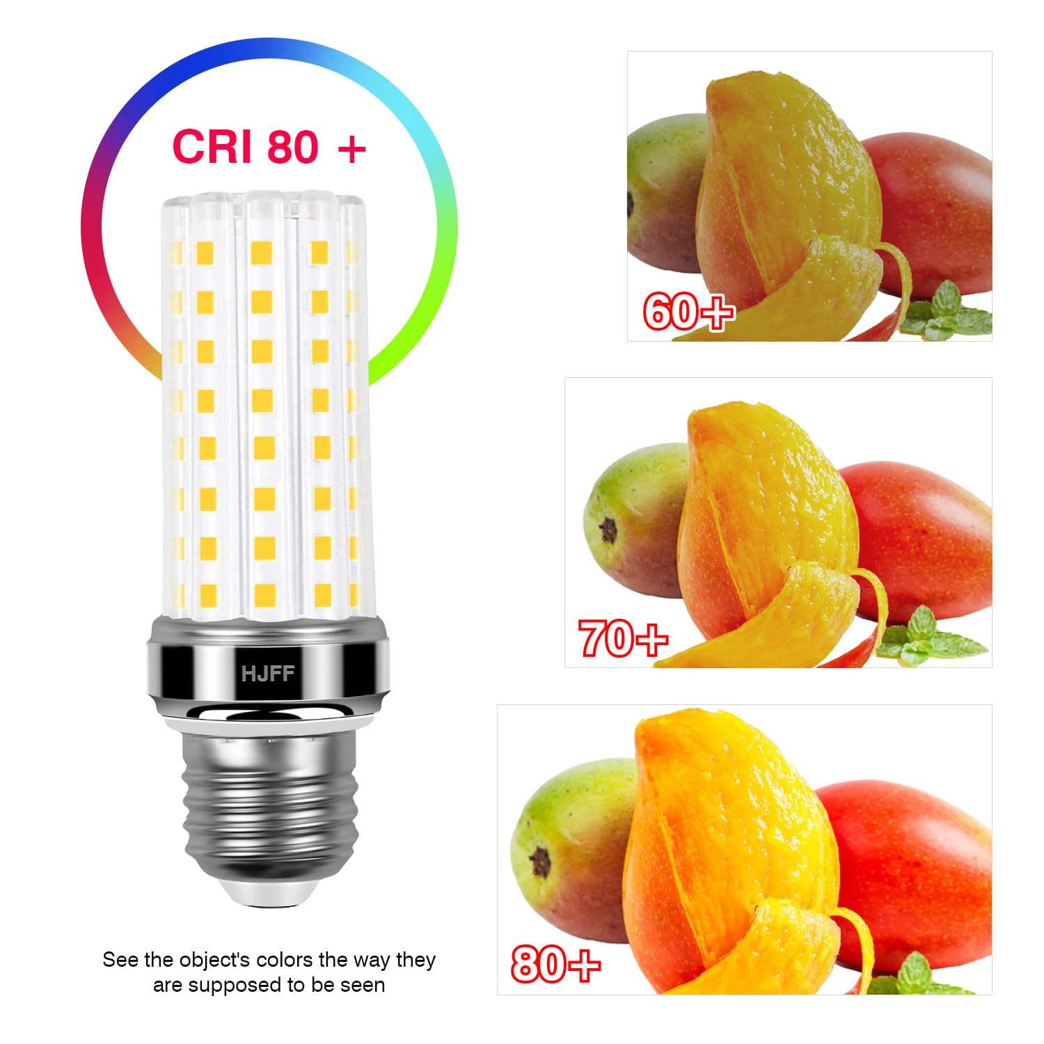 6Pcs Led Light Bulb 2500Lumen 200W Equivalent Super Bright 3000K Warm Daylight White 20W Led Bulbs Waterproof E26/E27 Medium Bas