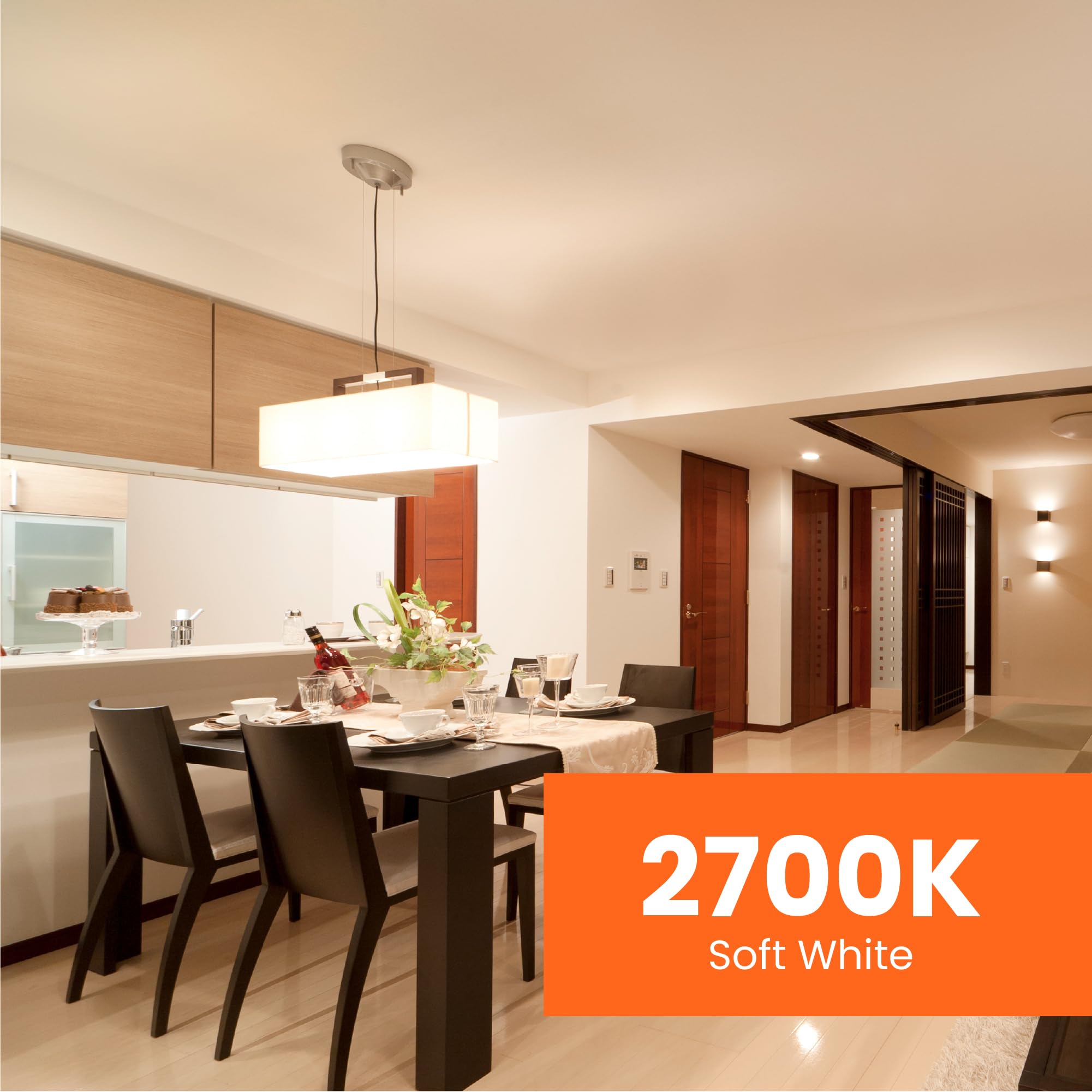 Feit Electric A19 Led Light Bulb, 100W Equivalent, E26 Medium Base, 1500 Lumens, 2700K Soft White, General Purpose Light Bulbs,