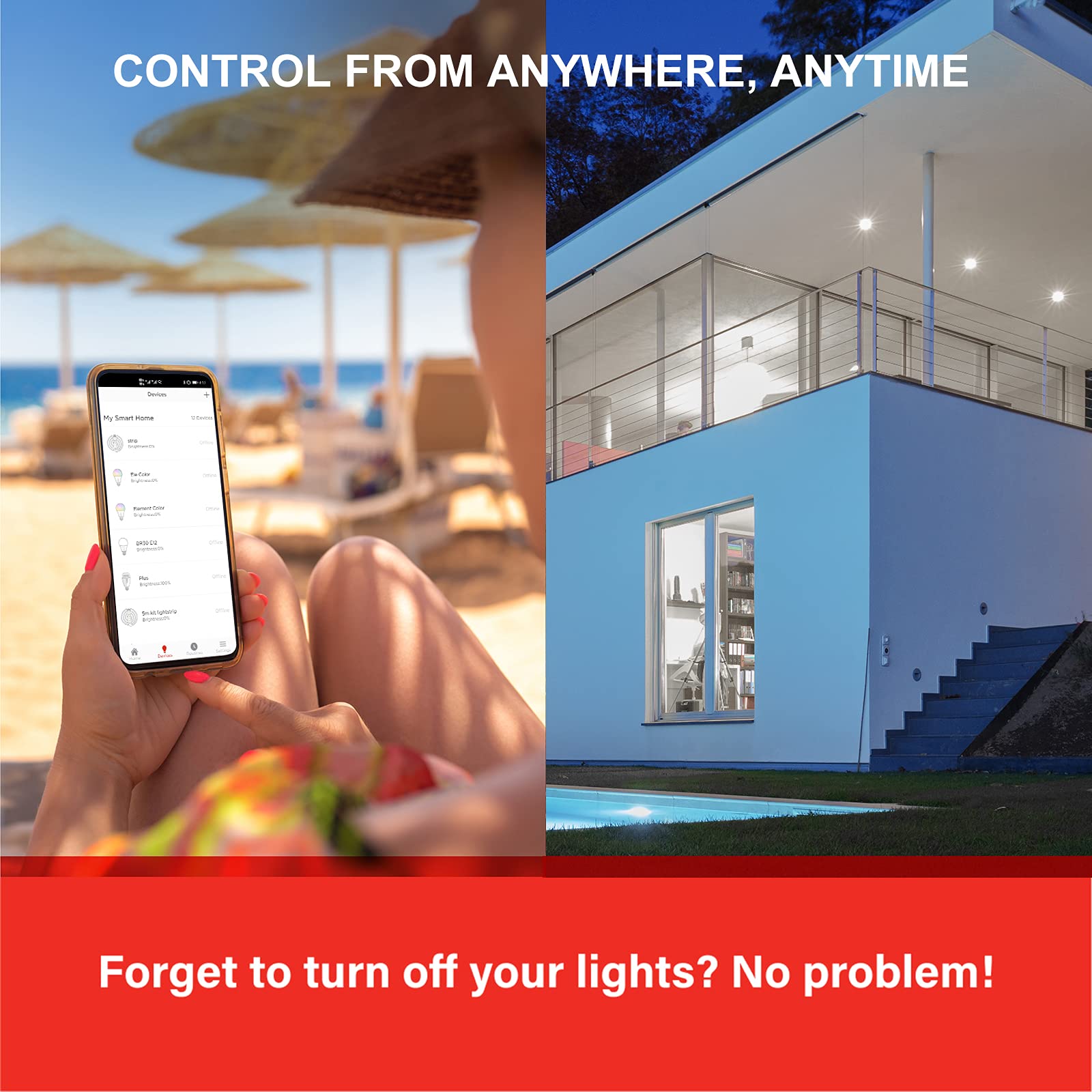 Sengled BR30 Smart Light Bulb, 60W Equivalent, Daylight, 2 Pack, WiFi, Works with Alexa & Google Assistant, Model W12-N11DL(FFS