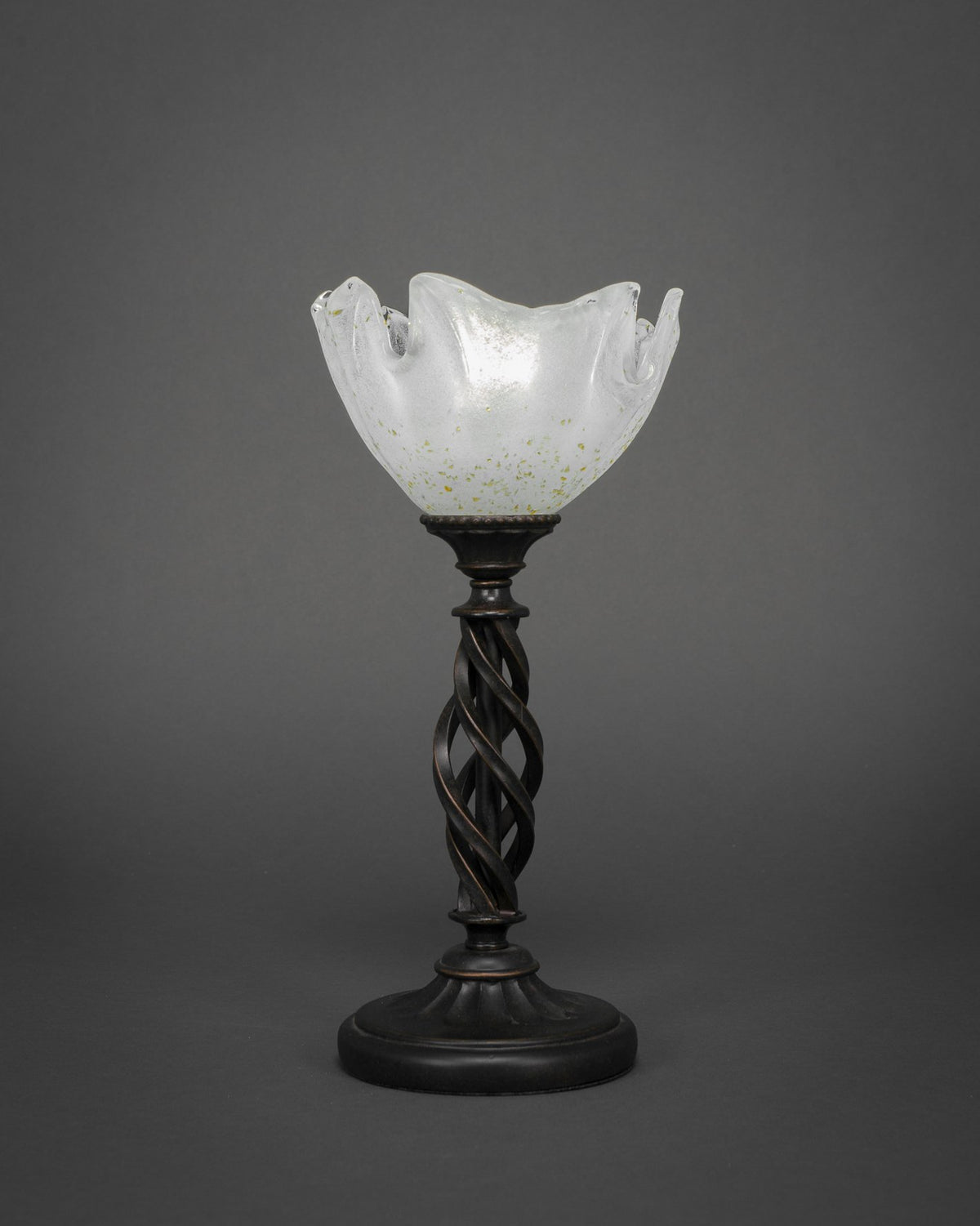 Toltec Lighting Elegante 1 Light Table Lamp in Dark Granite (61-DG-755)
