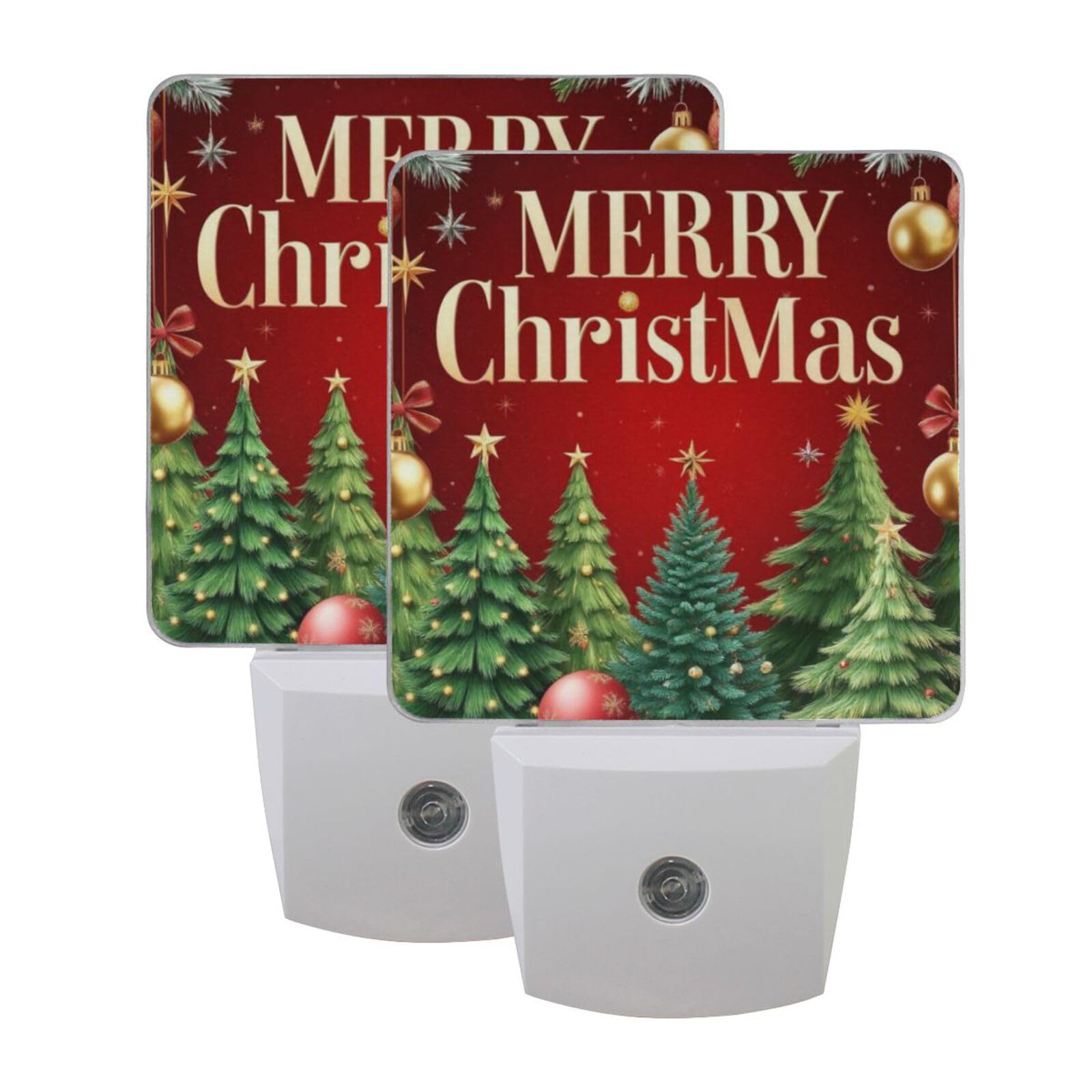 Aslsiy Night Light For Kids Christmas Tree Snowflakes Sparkling (20) Plug In Wall Lamp Led Dusk To Dawn Sensor Energy Saving Nightlight For Boys Girls Men Women