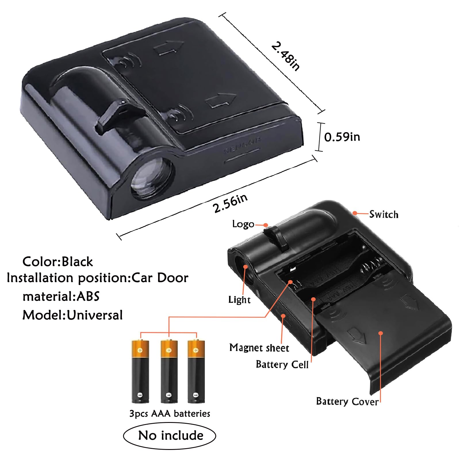 Lmzljz 2Pcs No Fade Car Door Lights Pink Dog Paw Door Lights Logo Projector Led Shadow Welcome Lamp Paw Print Car Accessories Dog Gifts Suitable For All Brands Vehicles Motorcycle