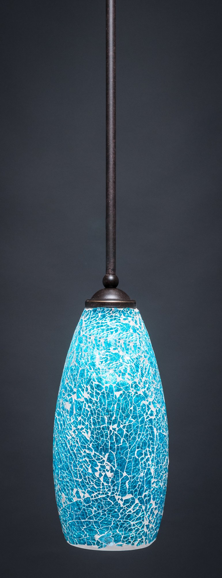 Zilo 1 Light Mini Pendant in Dark Granite (560-DG-5065)