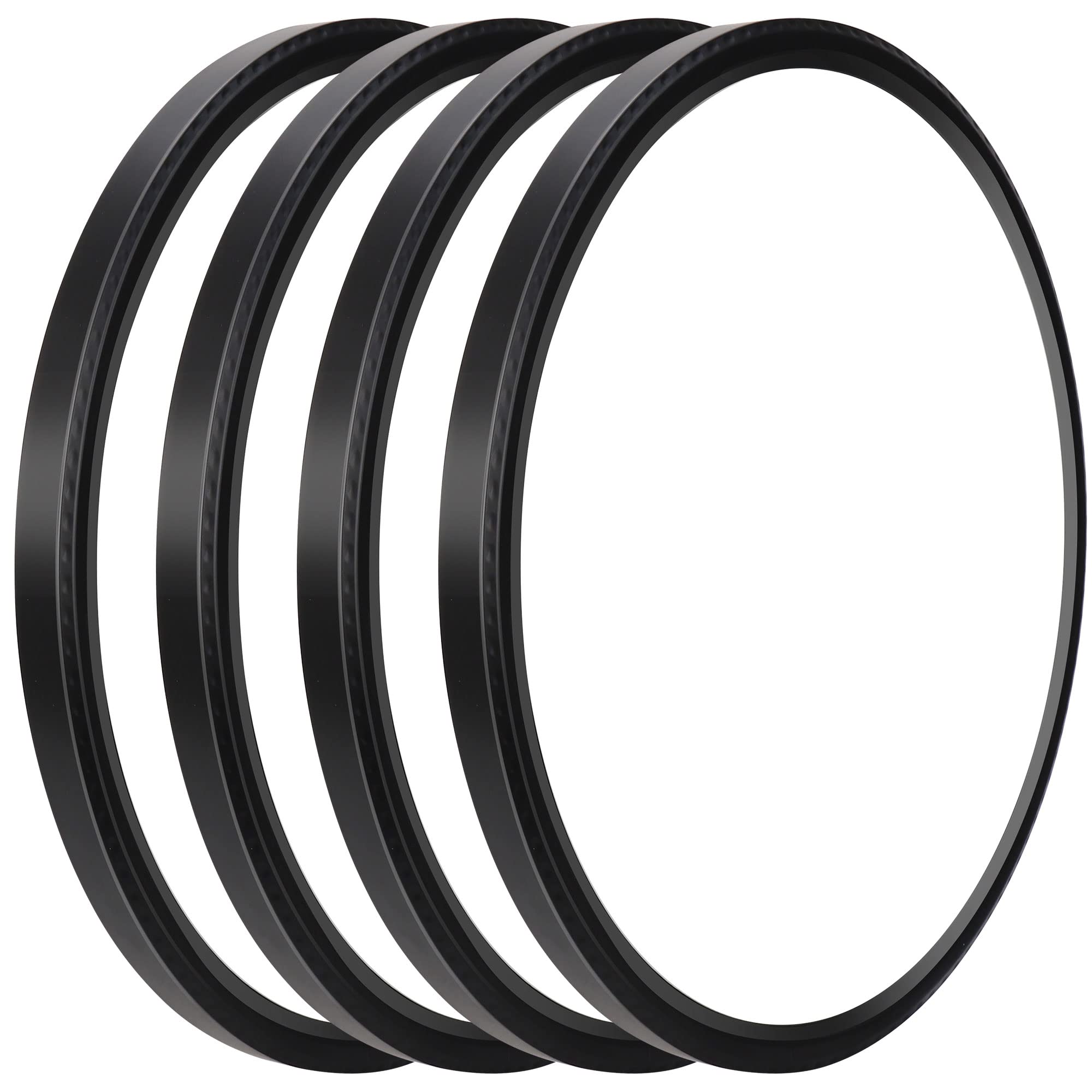 Modern 4 Pack 28W Led Flush Mount Ceiling Light, 5000K Daylight, Slim 12&quot; For Home &