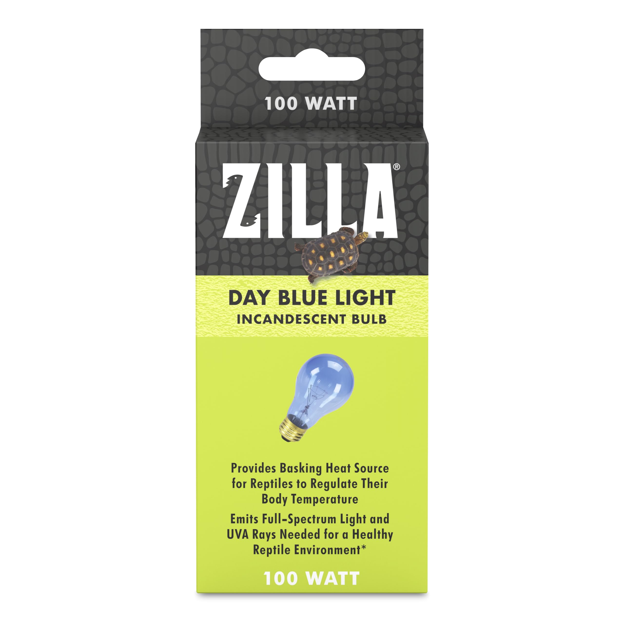 Zilla 100W Incandescent Bulb - Day Blue Glass Light For Home & Office Decor