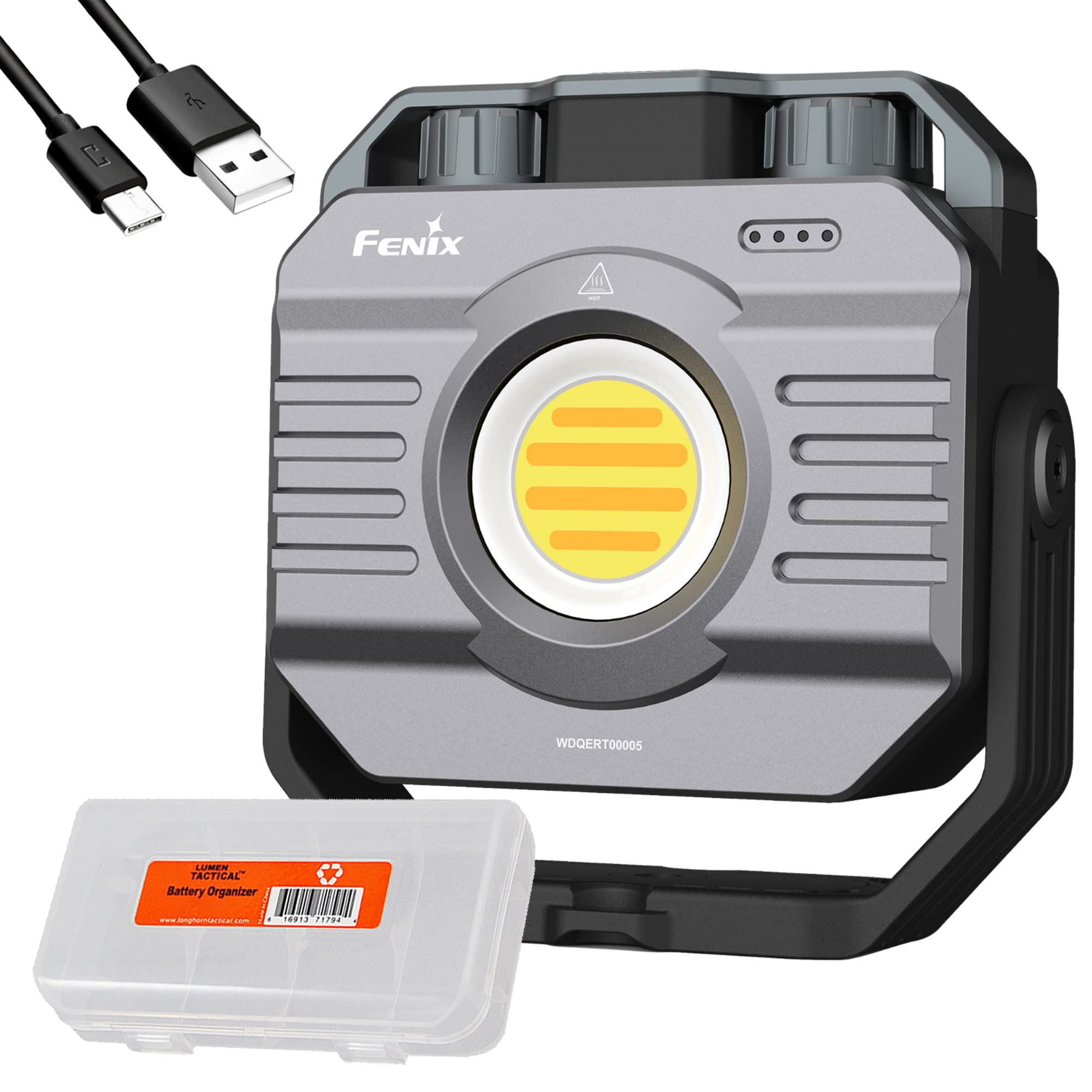 Fenix CL28R 2000 Lumen 2-in-1 Camping Lantern and Portable Work Light, USB-C Rechargeable, Continuous Brightness and Color Tempe
