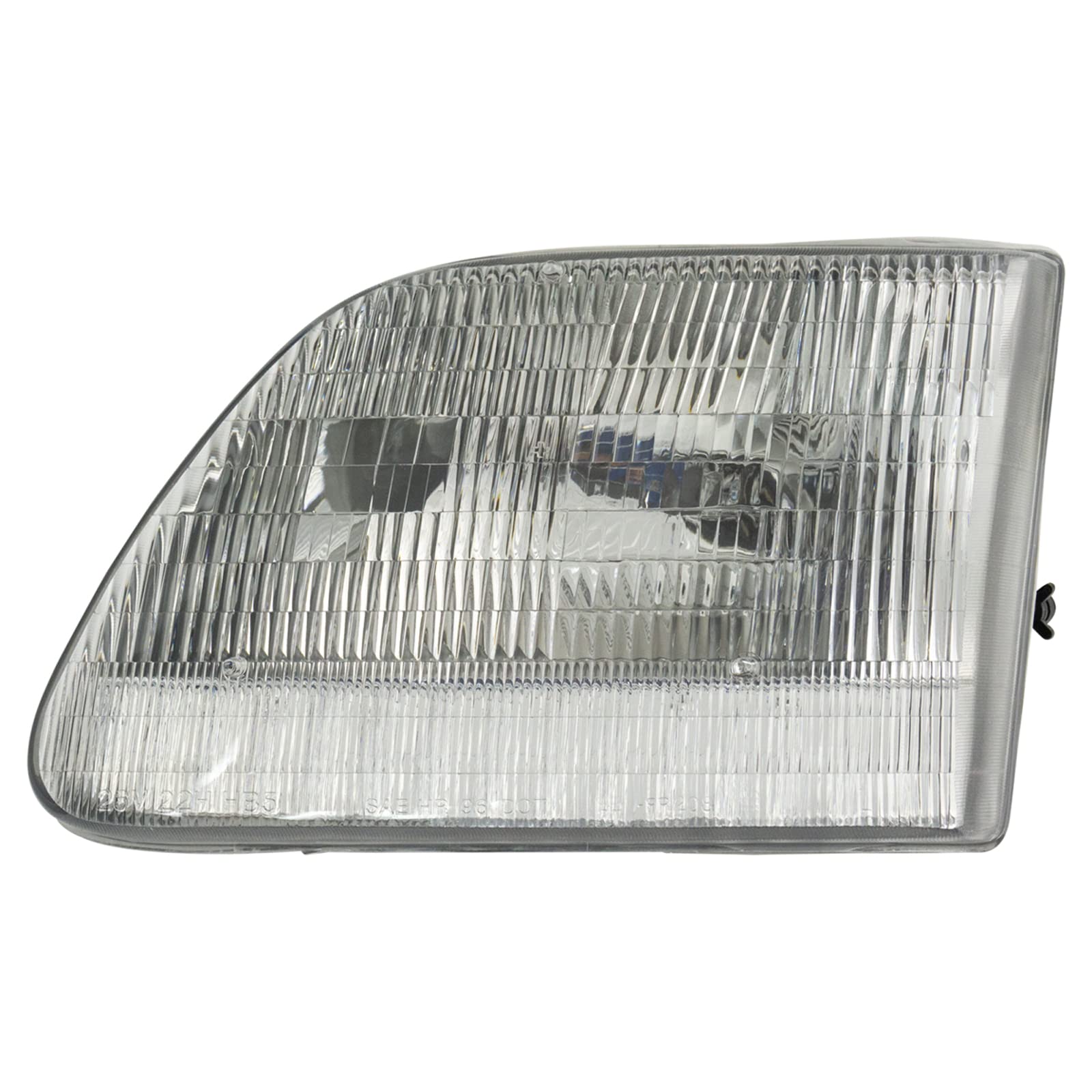 TRQ 6 Piece Headlight & Tail Light Assembly Set for 1997-2003 Ford F150, Clear, Model LKA55995