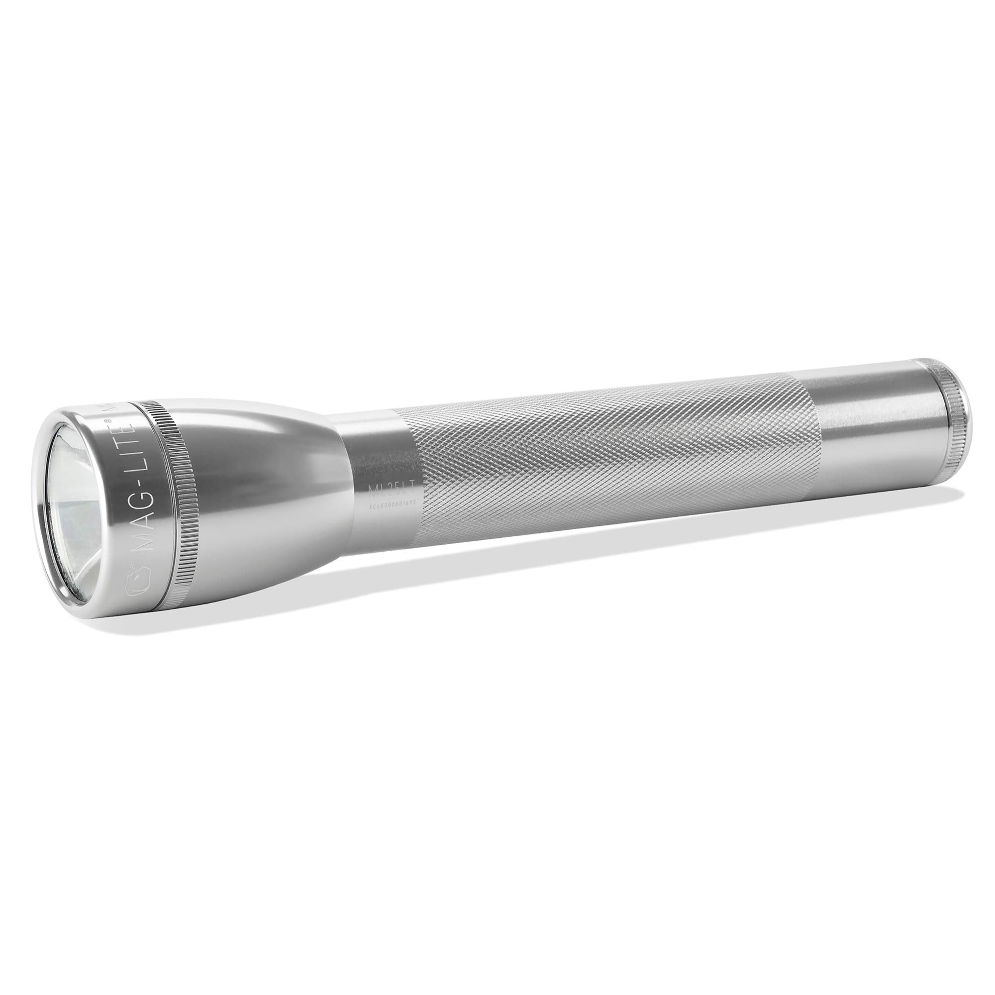 MagLite ML25LT LED Flashlight, 3-C Cell, Aluminum, Silver