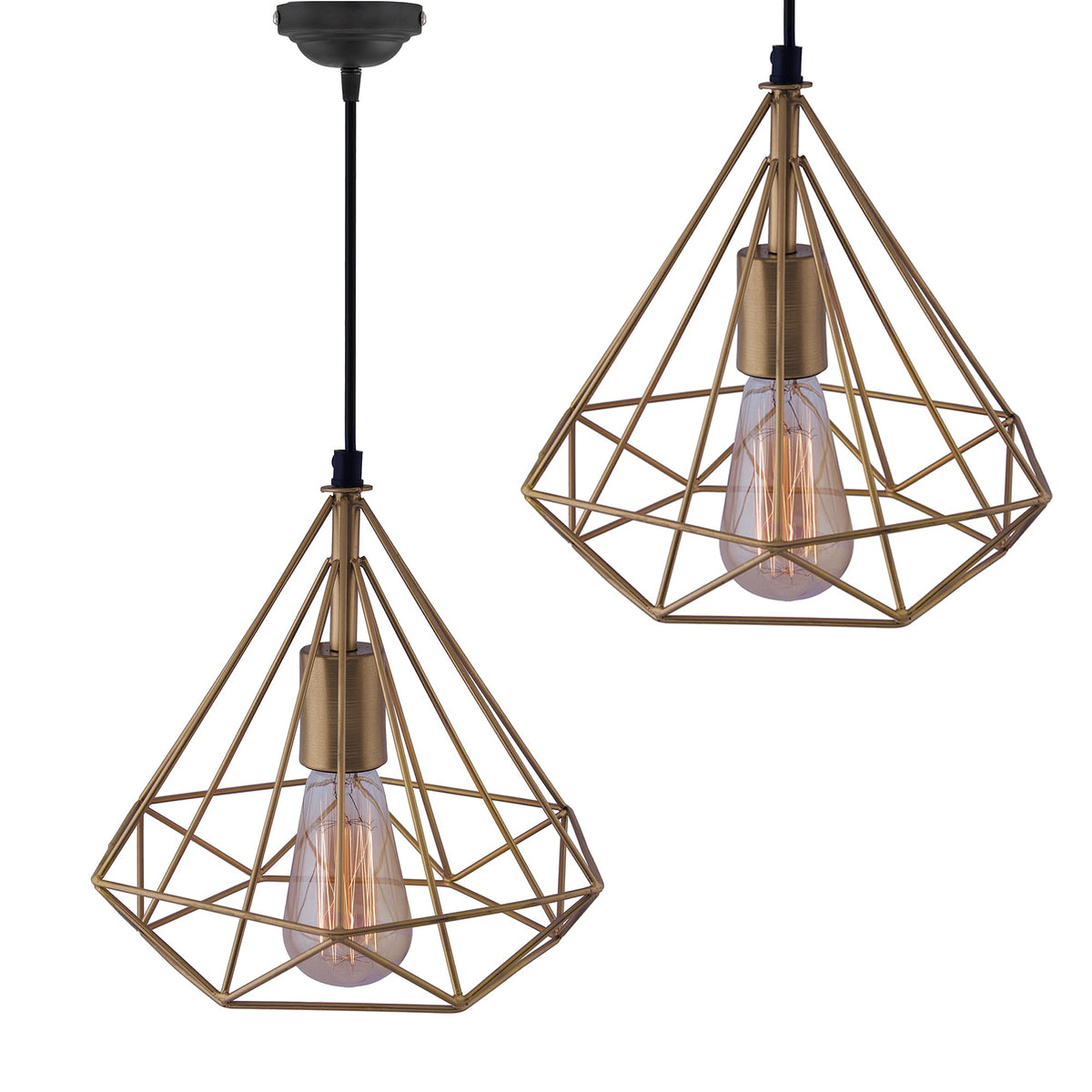 Homesake Hanging Light Diamond, Ceiling Light Pendant Light, Home Decor Items for Living Room, Chandelier for Room Modern, Balco