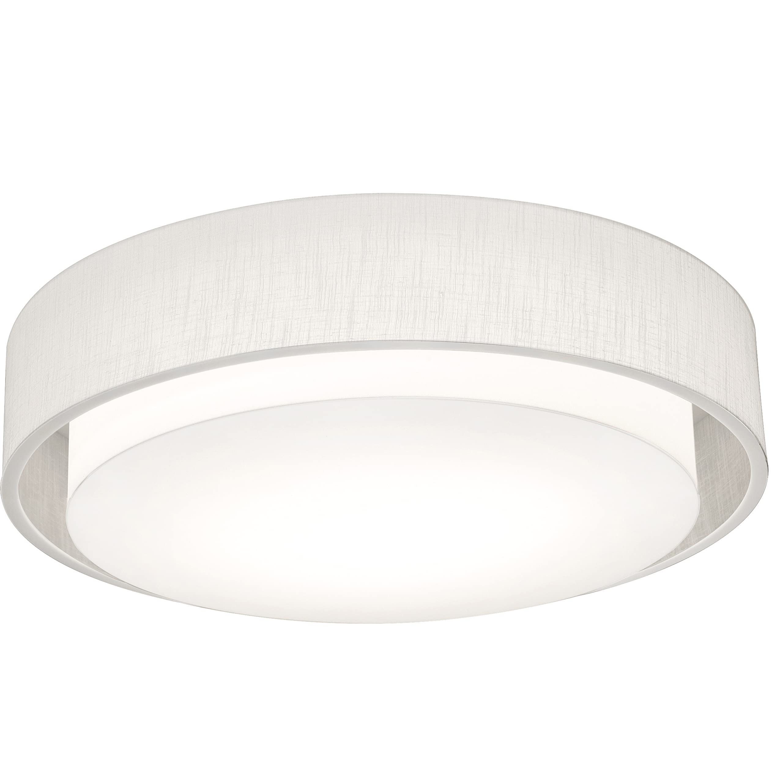 AFX Sanibel 23 Flush Mount - Linen White Shade