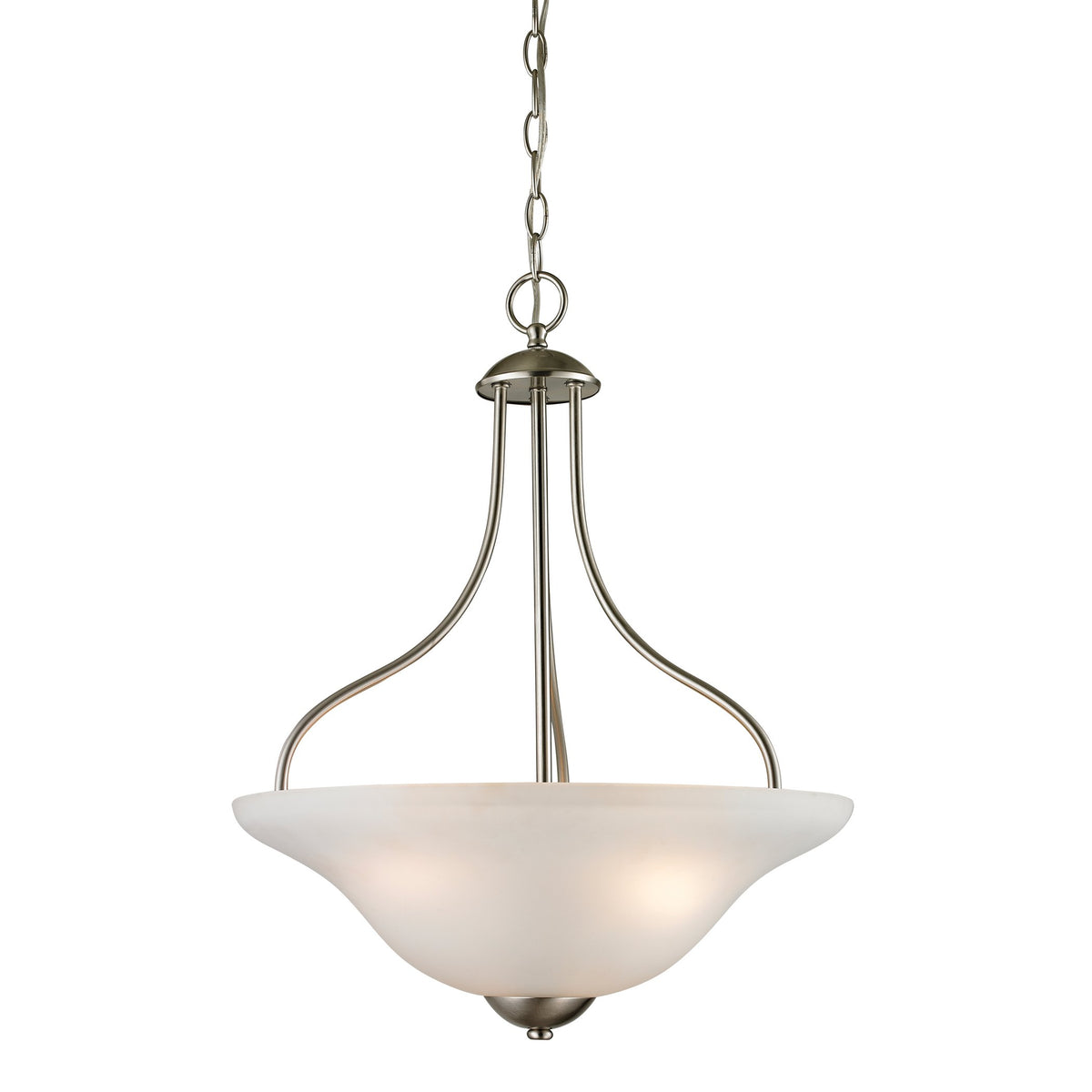 Elk Home Thomas Lighting Pendant - Large Brushed Nickel Metal Fixture