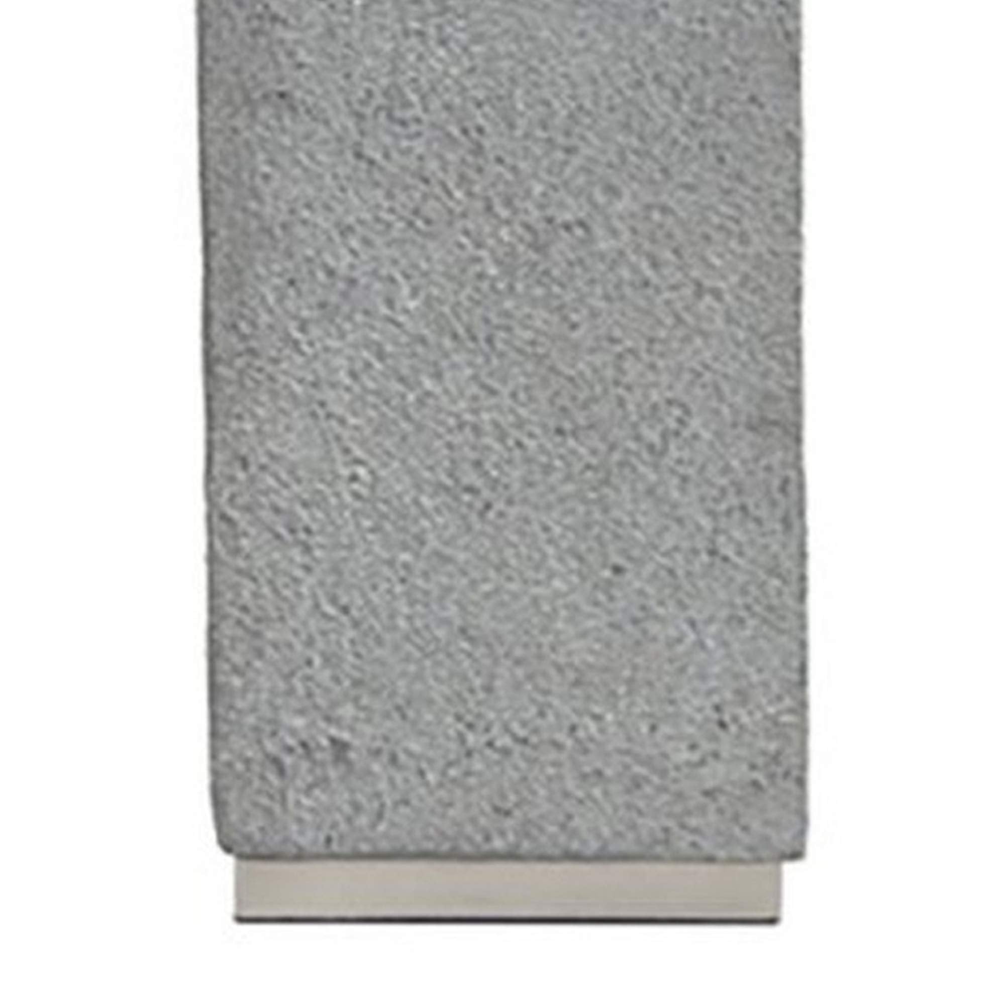 Benjara Bm227558 Resin Table Lamp With Faux Concrete Finish & Hardback Shade Gray - Set Of 2