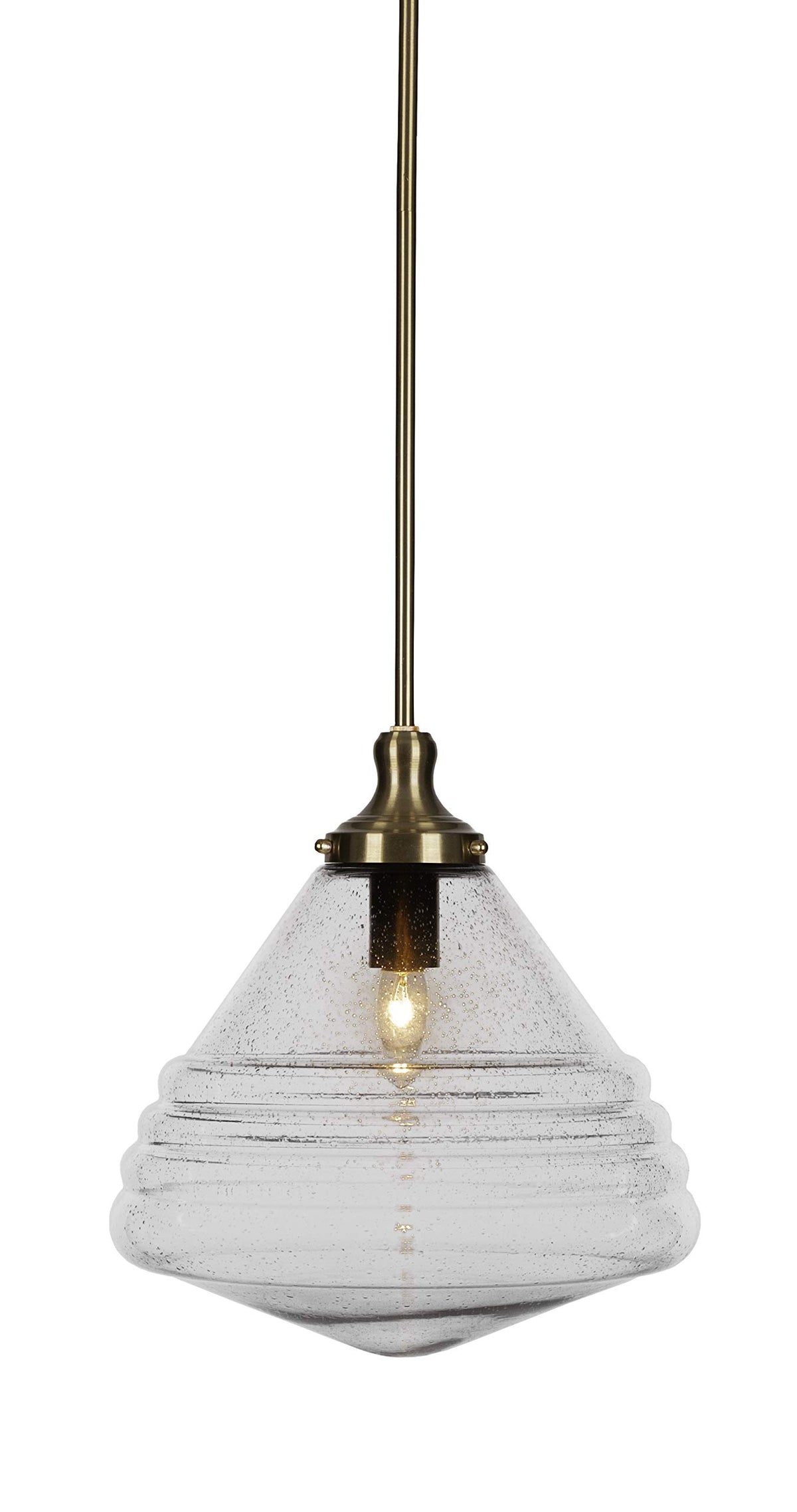 Juno 1 Light Pendant in New Age Brass (78-NAB-4730)