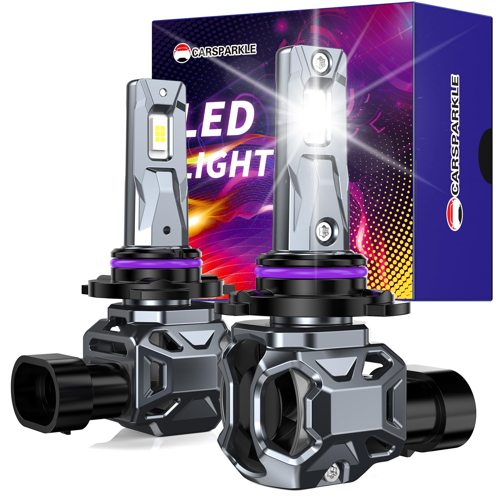 CARSPARKLE 9005 Fog Light Bulbs 6500K IP68 Waterproof Plug and Play Model 3-05