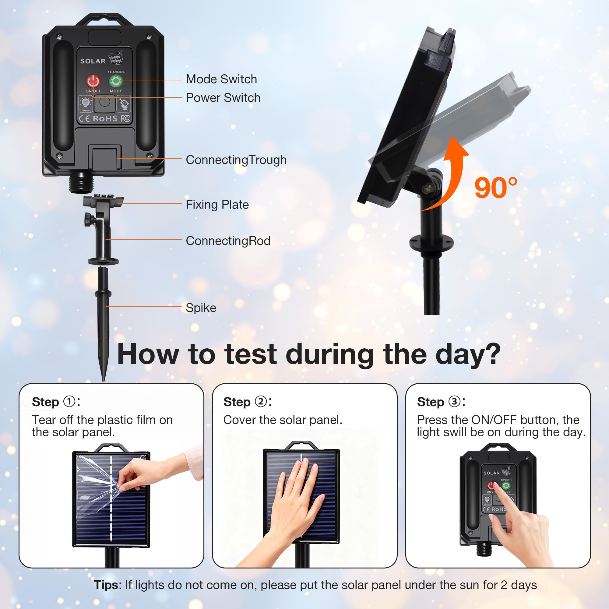 Banbanjo Solar Christmas Lights Outdoor 2 Packs Total 144Ft 400 Led Solar String Lights With 8 Modes  Waterproof Christmas String Light For Patio Garden Party Tree Proch Holiday Xmas Decor(Warm White)