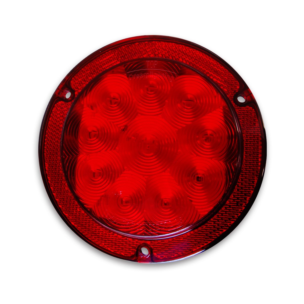 Dream Lighting 5.4in LED Trailer Tail Lights, Waterproof, Dual Red, DOT Approved, Pack of 2