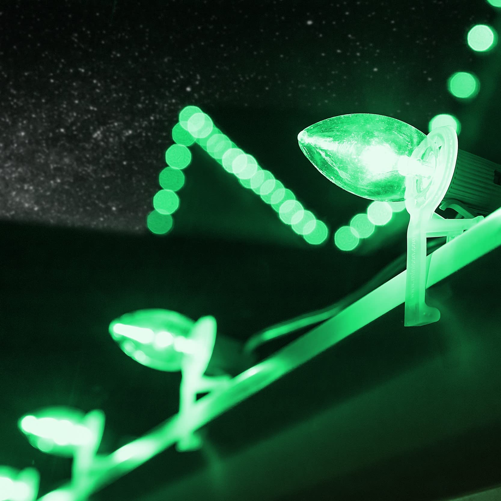 Set Of 500 Holiday Lighting Outlet C9 Led Christmas Lights | Green C9 Led Filament Lights | C9 Christmas Light Bulbs For Indoor