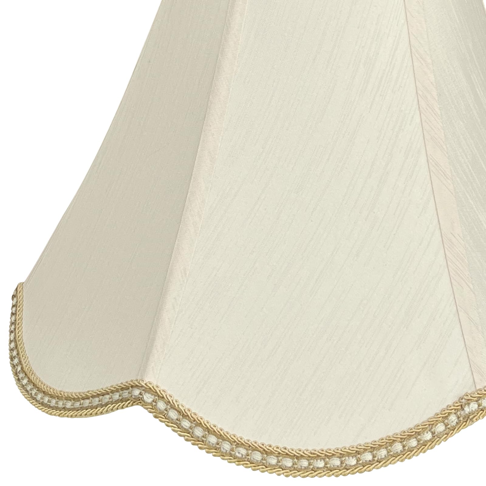 Tootoo Star Small Bell Shaped Lampshade, 6 X 13 X 9.25, Handmade Beige Fabric, Model Sx0214Mh