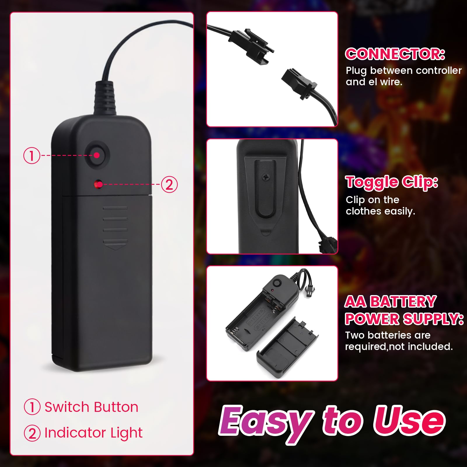 Yngia 2Pcs 20Mm Glowing Led Eyes, El Panel Light Electroluminescent El Sheet Panel Light Round Diy Cuttable Neon Sheet For Cosplay Party Mask Eyes Superhero Helmet Decoration (Yellow)