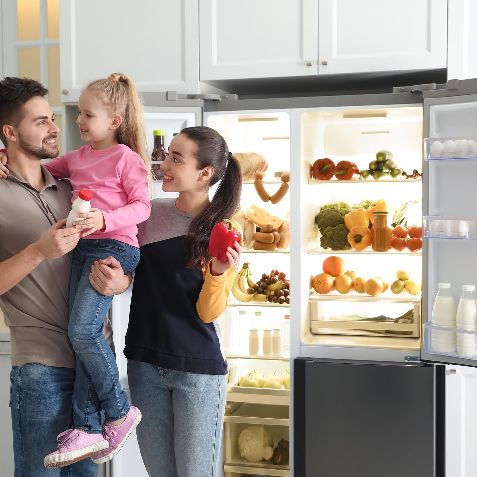 Bubo Led Refrigerator Light Bulb 40 Watt 120V, Appliance Bulb Soft White 2700K, Fridge Light Bulb Waterproof, A15 Light Bulb, E2