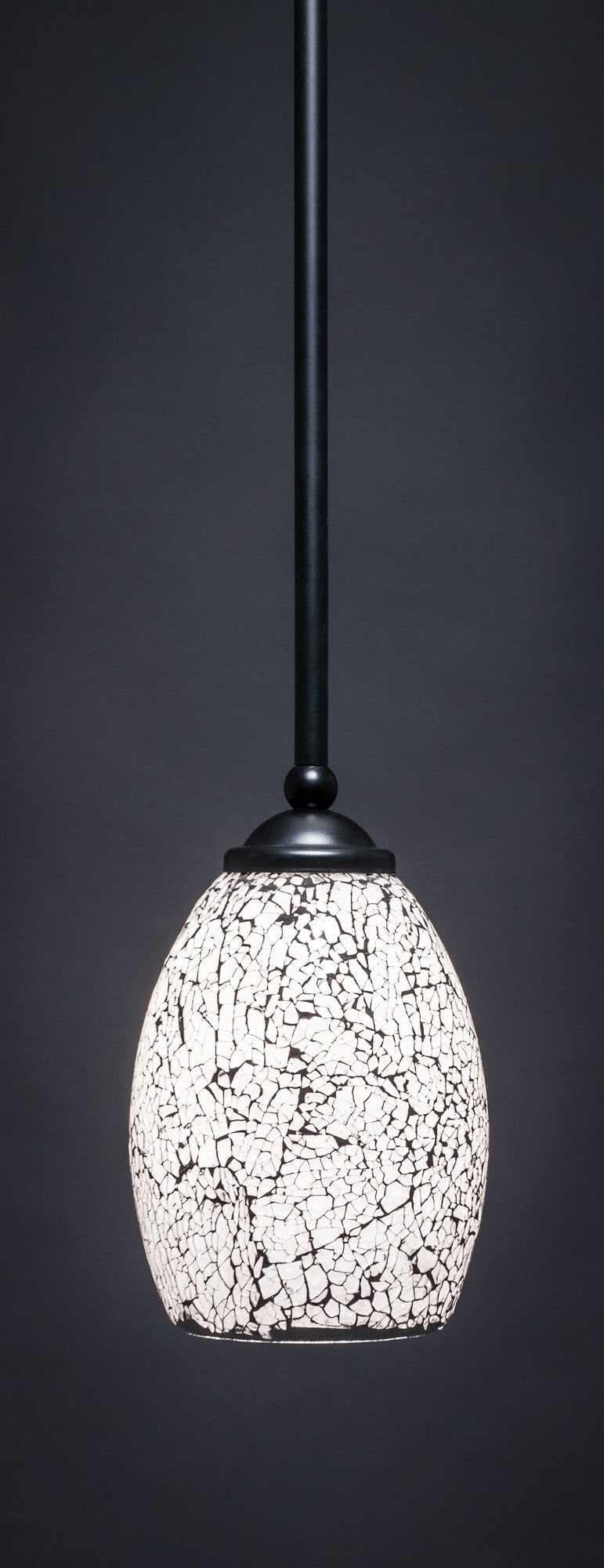 Zilo 1 Light Mini Pendant in Matte Black (560-MB-4165)
