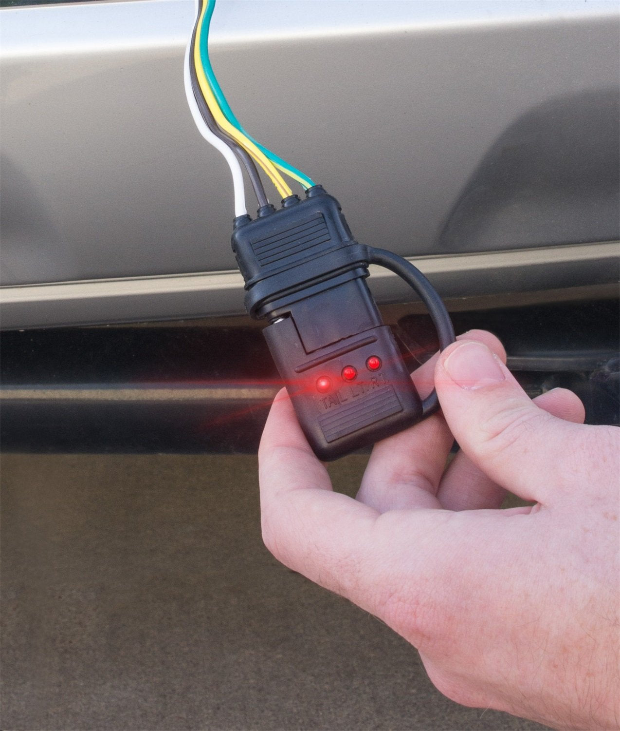 Hopkins Towing Solutions 48675 4 Wire Flat Led Tester And Dust Cover