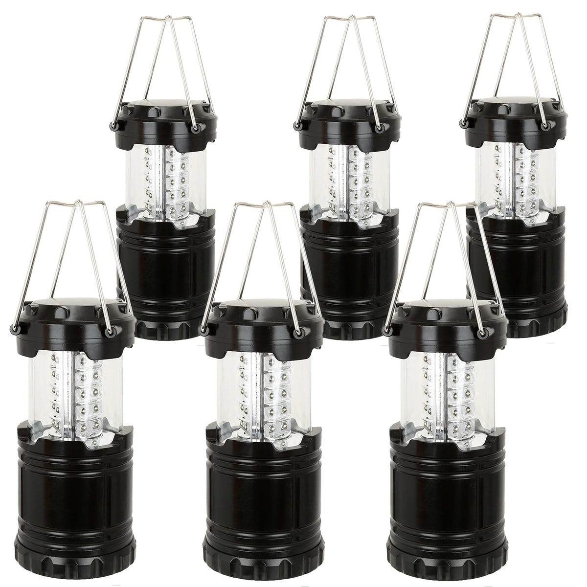 Elevon Led Battery Powered Lanterns, Portable, Waterproof, Collapsible Lights For Camping, Emergency, Hurricane, Storms, And Pow