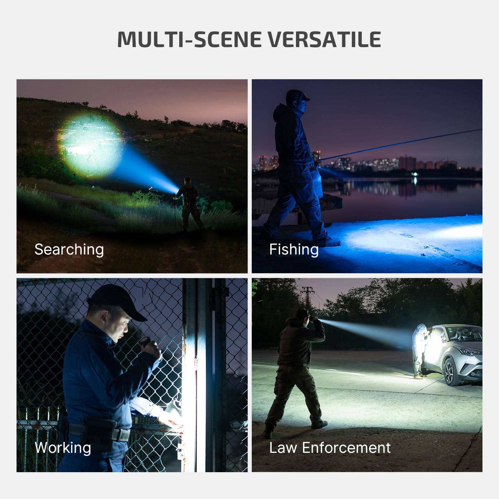 OLIGHT Marauder Mini Flashlight - 7,000 Lumens, 600m Beam, Rechargeable, Orange, Aluminum, Model O-MARAUDERMINI-OG-US#FBA