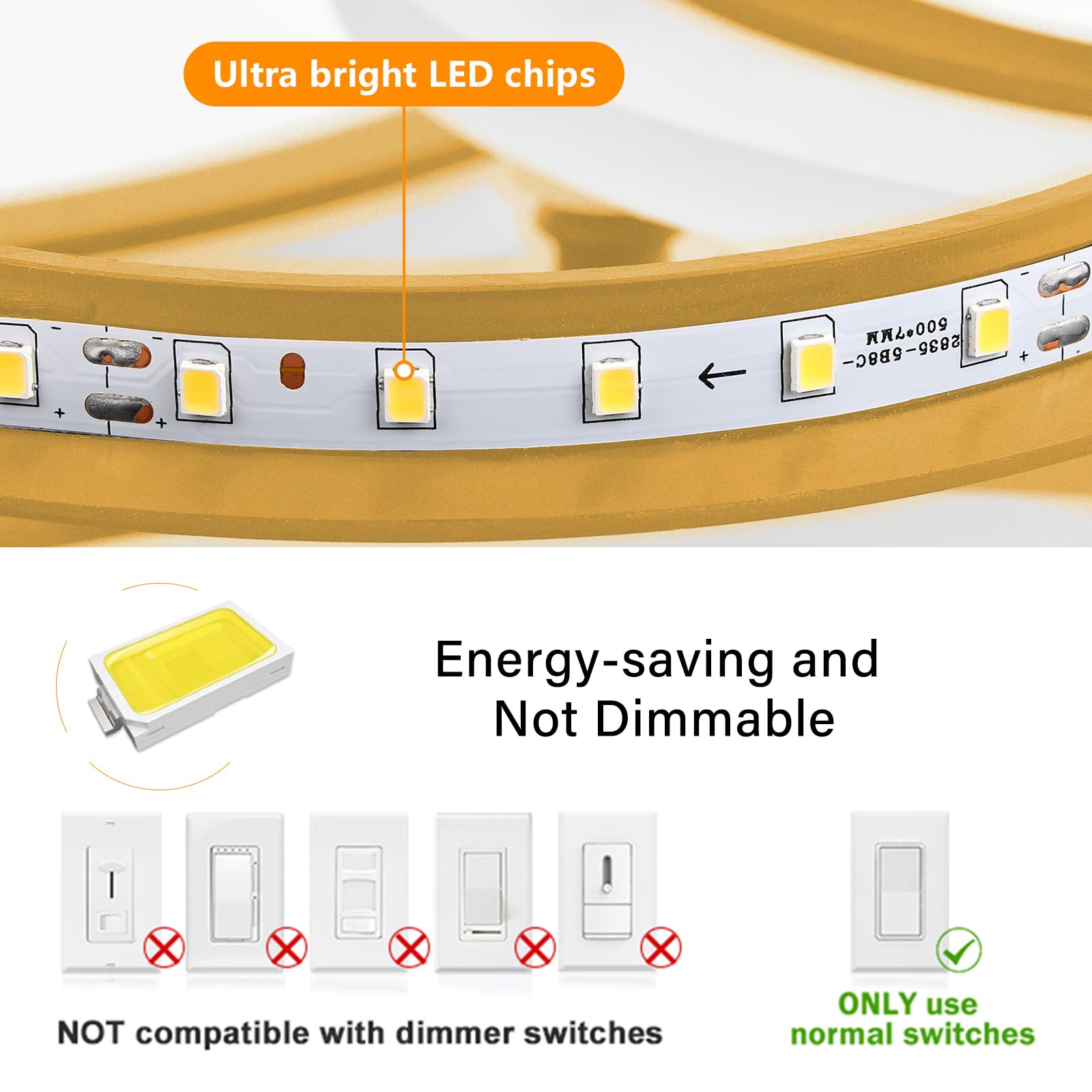 Teminbu Modern Led Ceiling Light, Gold 6 Rings Flush Mount Ceiling Light, 4000K Lighting Fixture Ceiling Lamp For Kitchen, Bedroom, Living Room, Laundry Room