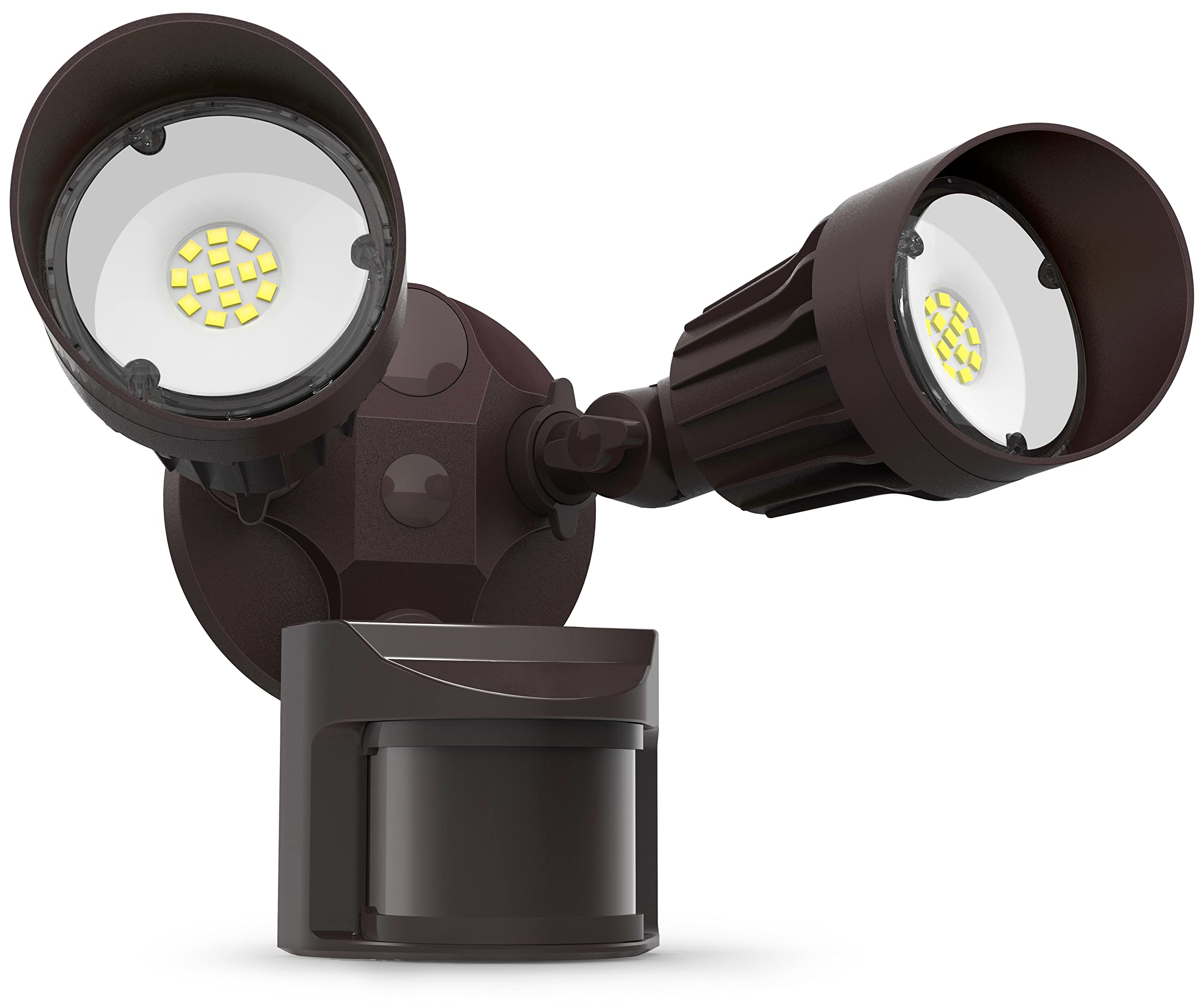 JJC LED Security Lights Motion Sensor Flood Light Outdoor Fixture,27.5W(120W Equiv.) 3000LM,IP65 Waterproof,3000K Warm White ETL