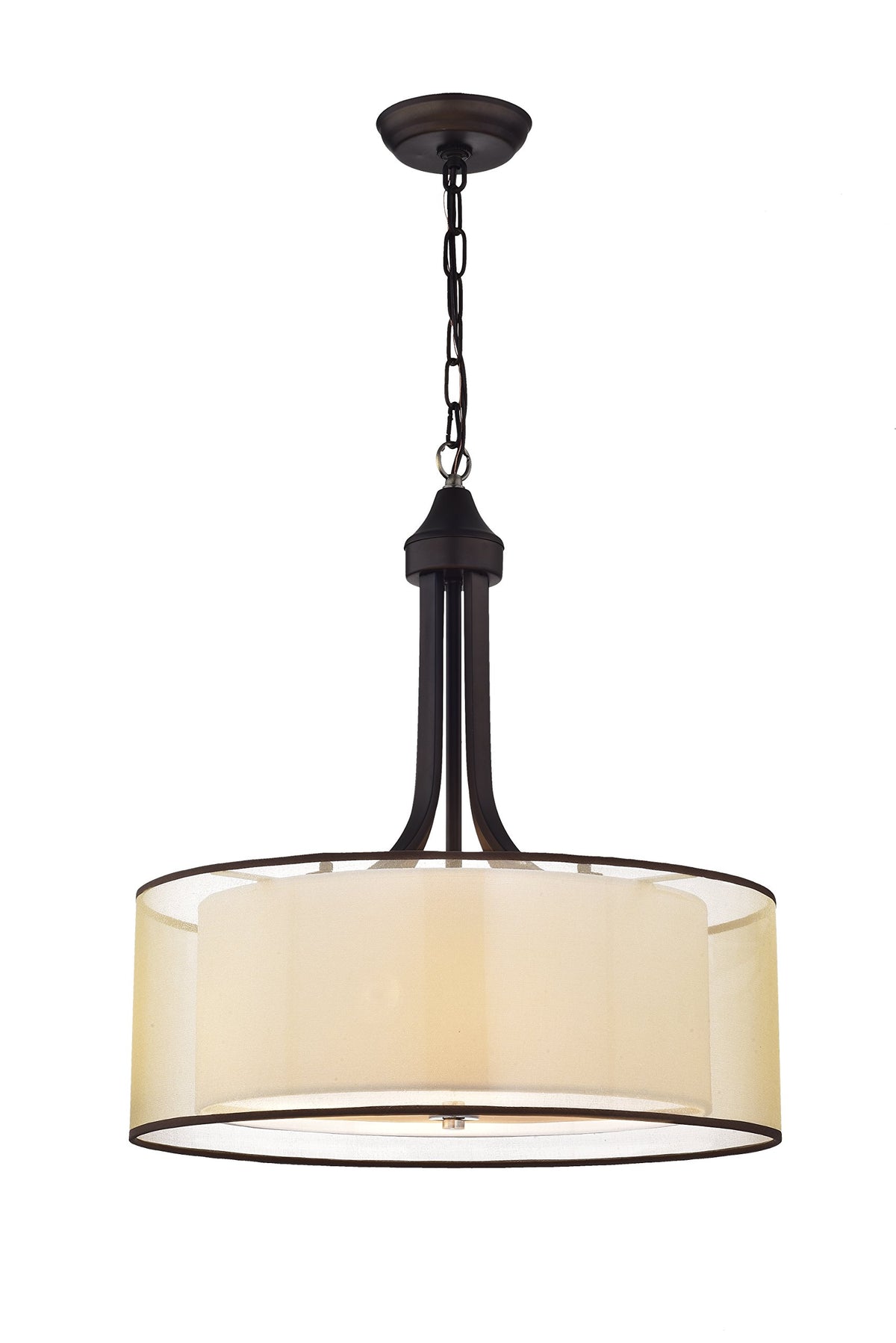 Warehouse Of Tiffany Taylor Antique Bronze Table Lamp With Off-White Shade, 20-Inch