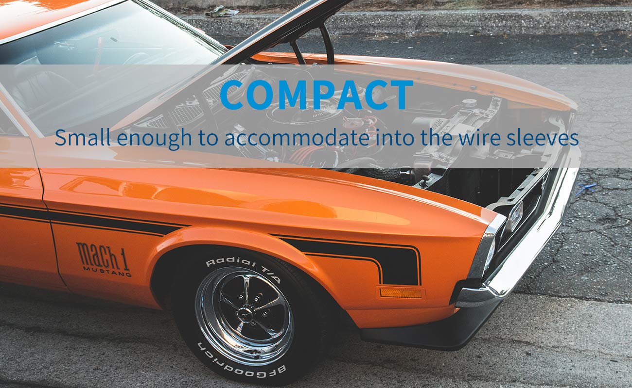 Low Voltage Wire Connectors  Wire Tap 20-24 Gauge Wire Connectors Splicer  I Type 2 Pins 12 Pack