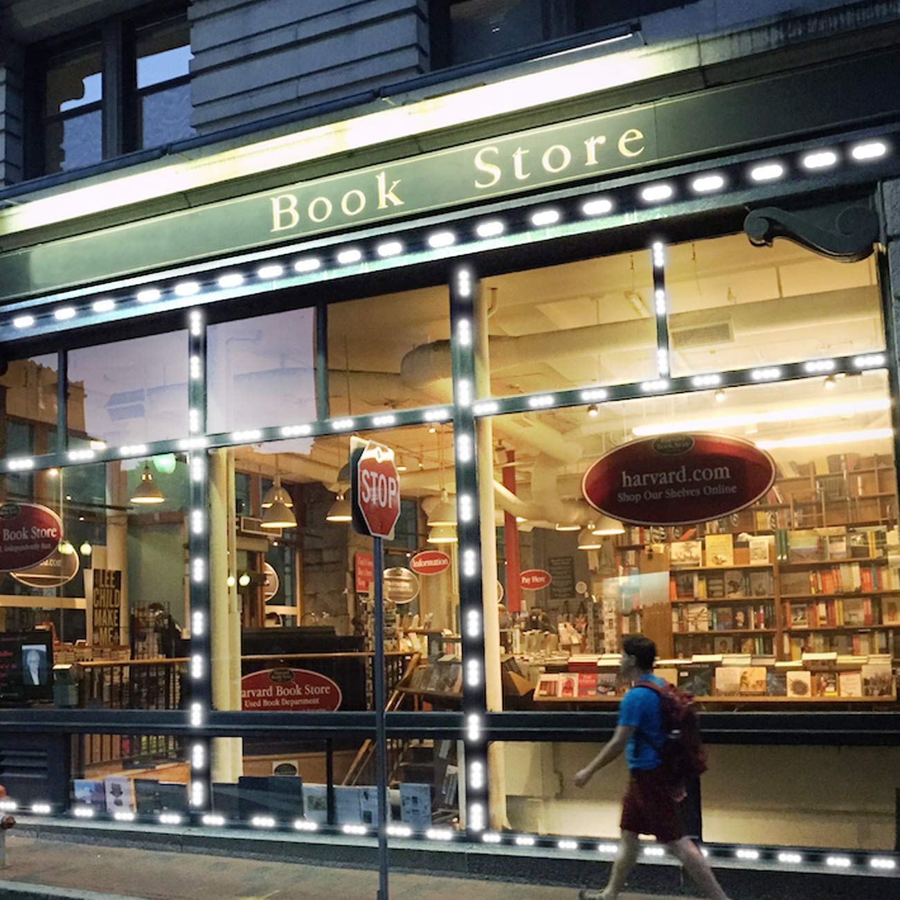 Led Storefront Lights Store Window Lights For Business Waterproof Decorative Light For Advertising Letter Signs Lightbox 5050 Smd Window Strip Light 40Ft 80 Pieces Led Module Lights Pomelotree 4 Packs