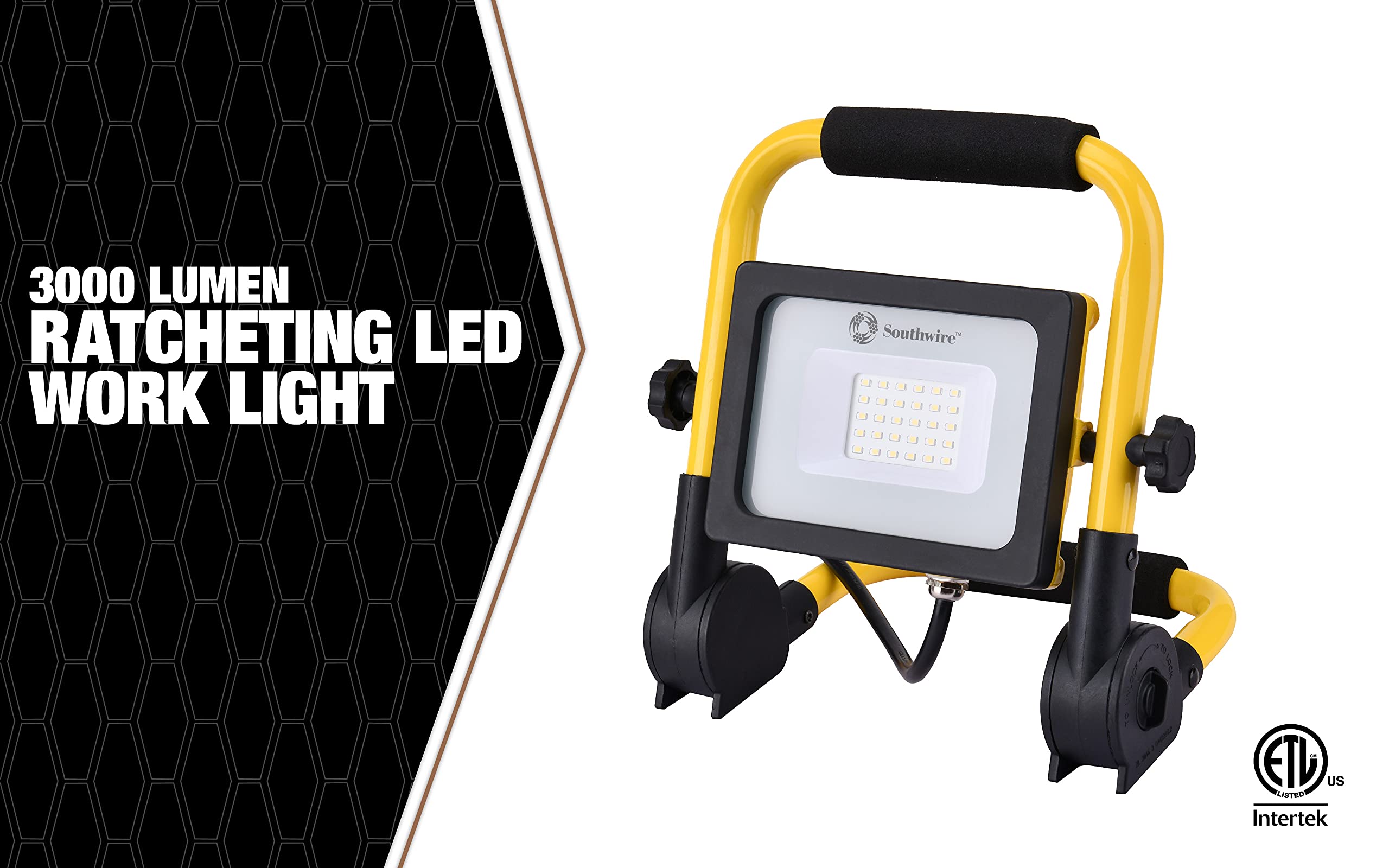 Southwire Csw3X1 Led Work Light, 3000, Yellow