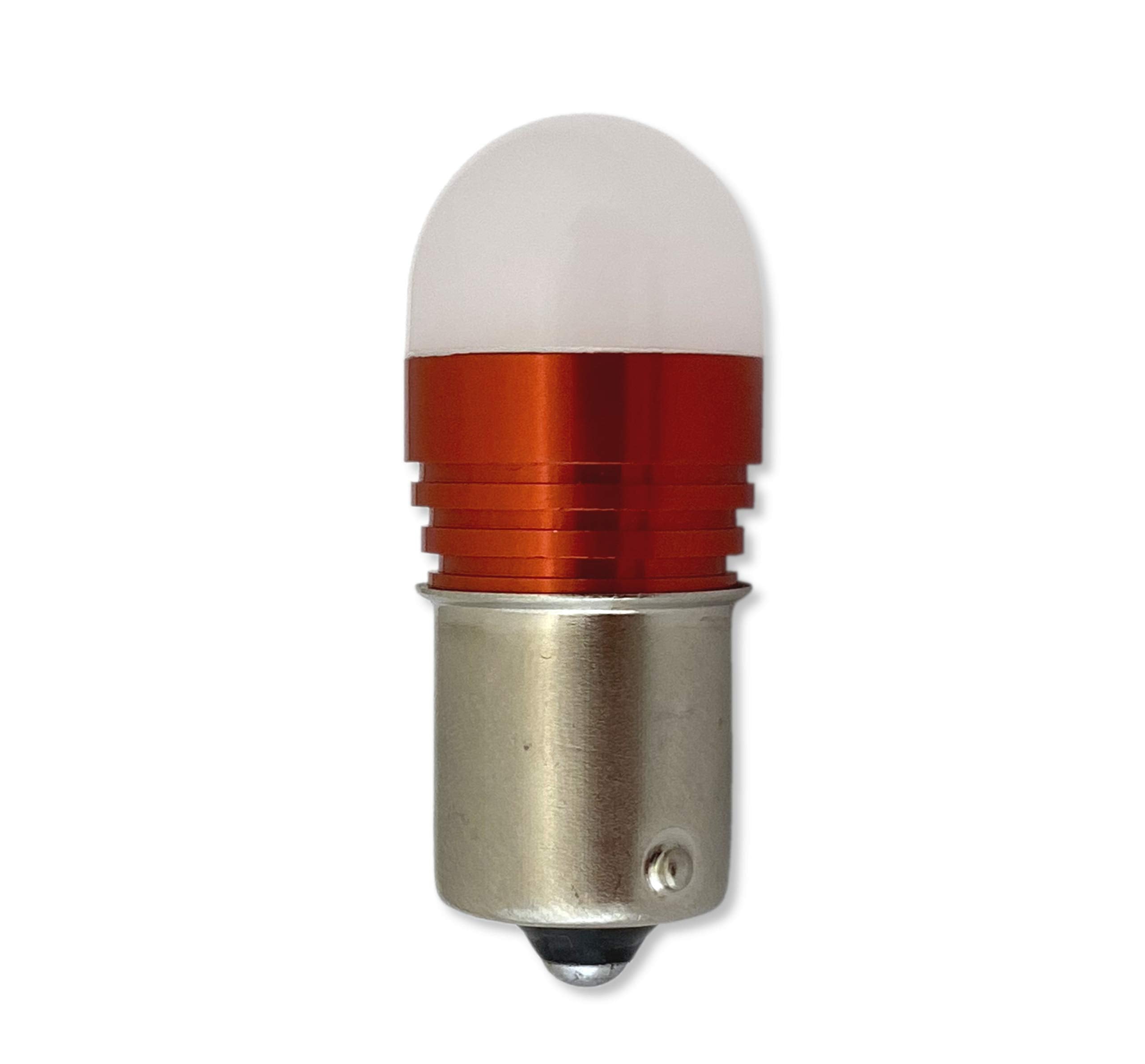 #1308#1309 28Vdc Miniature Bulb Led Replacement | Base: Sc Bayonet Ba15S | Lamp Shape: B6 | Voltage: 28Vdc (Warm White)