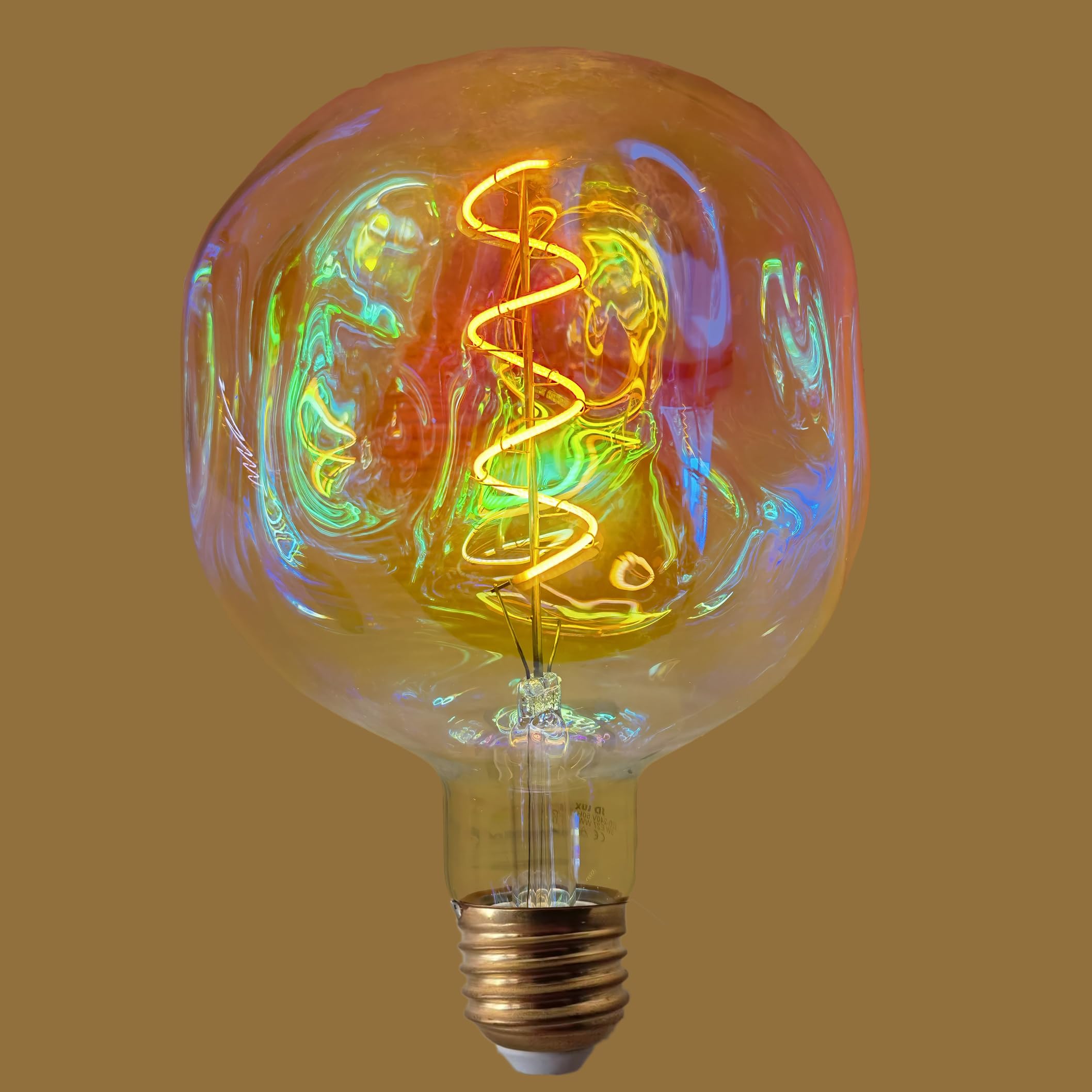 Sd Lux Oversized Vintage Led Light Bulbs 5W, Medium Base E26, Giant Huge Edison Bulb Large Full Color Decorative Bulbs, Dimmable