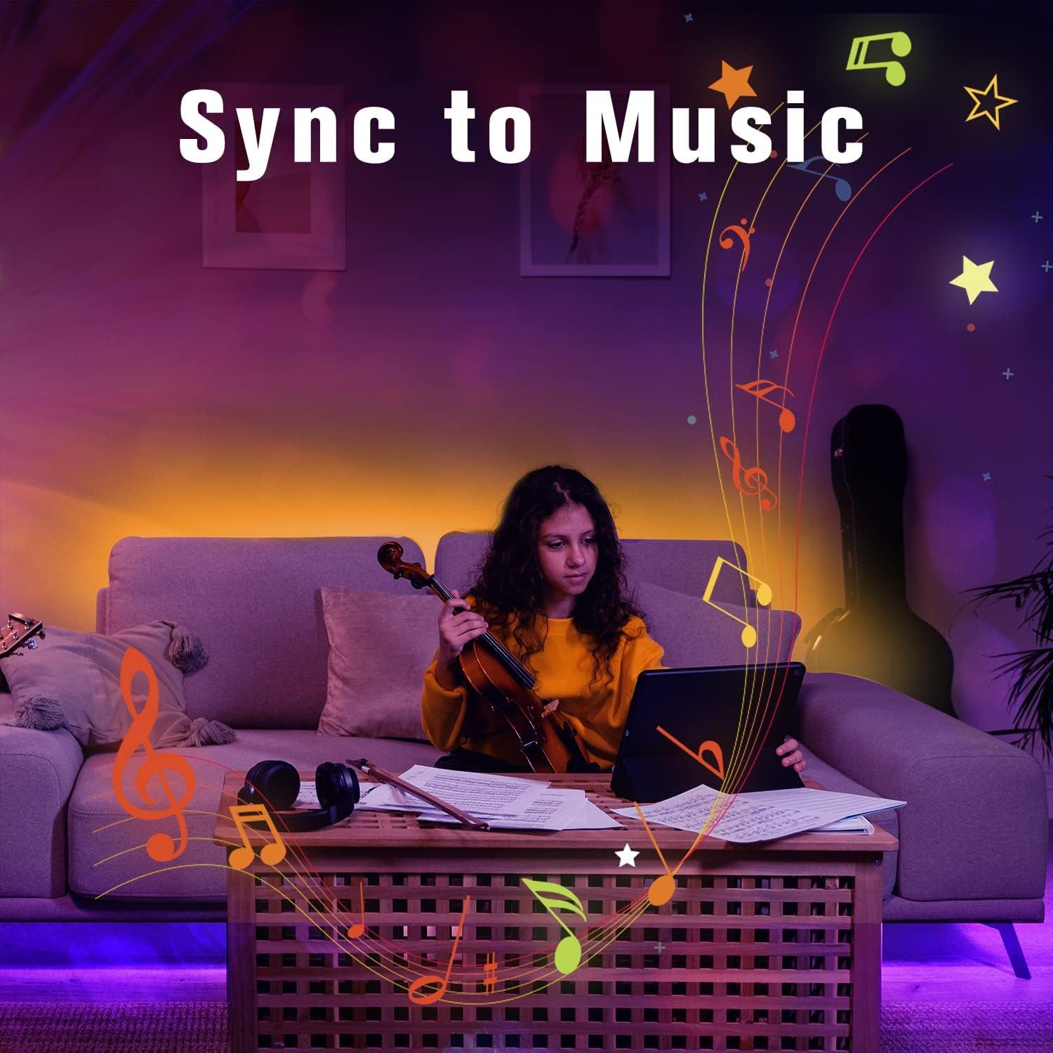 Daybetter Led Strip Lights 200Ft (2 Rolls Of 100Ft), Color Changing Lights Strip For Bedroom, Desk, Indoor, Room Bedroom, Girl B