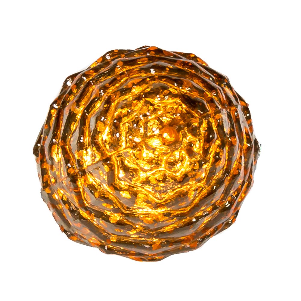 Kurt S. Adler Pinecone Light Set, 10 Lights, 11.5ft, Gold, Model UL4296, Lead Material