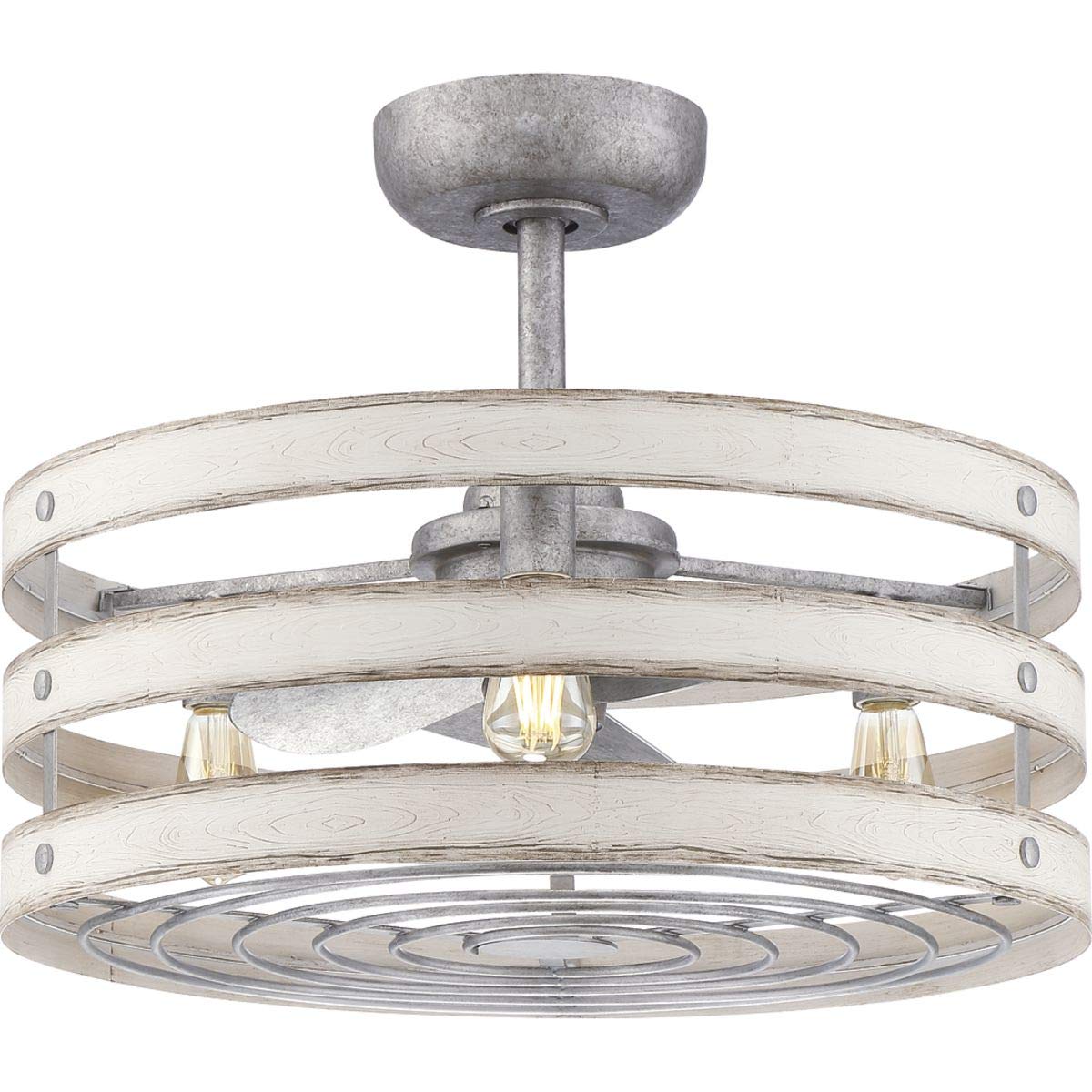 Progress Lighting P250012-141-22 Gulliver Ceiling Fans, 18-1/8'' X 23-1/2'', Gray