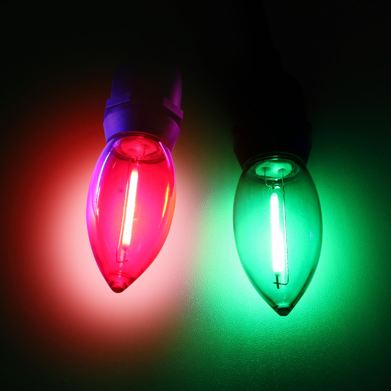 Meconard C9 Led Replacement Christmas Light Bulbs, C9 Shatterproof Led Bulbs For Christmas Indoor Outdoor String Lights, Mini Bu