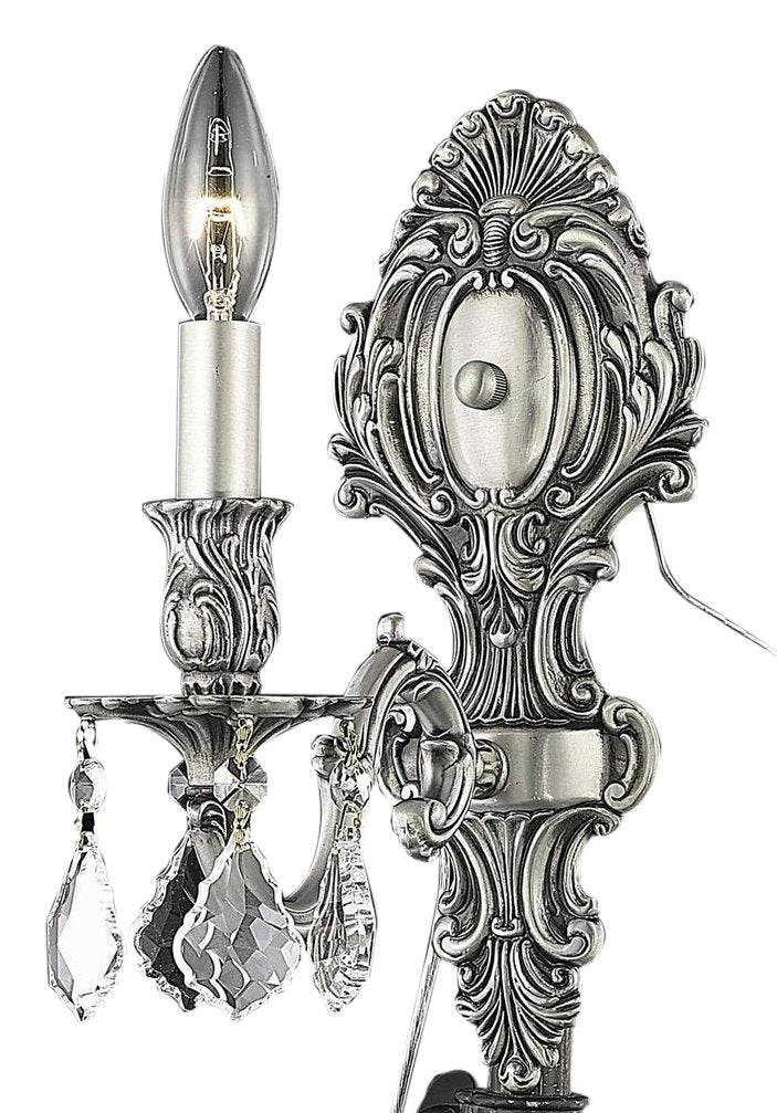 Elegant Lighting Crystal Chandelier 8in Silver Royal Cut Model 9601W5PW/RC