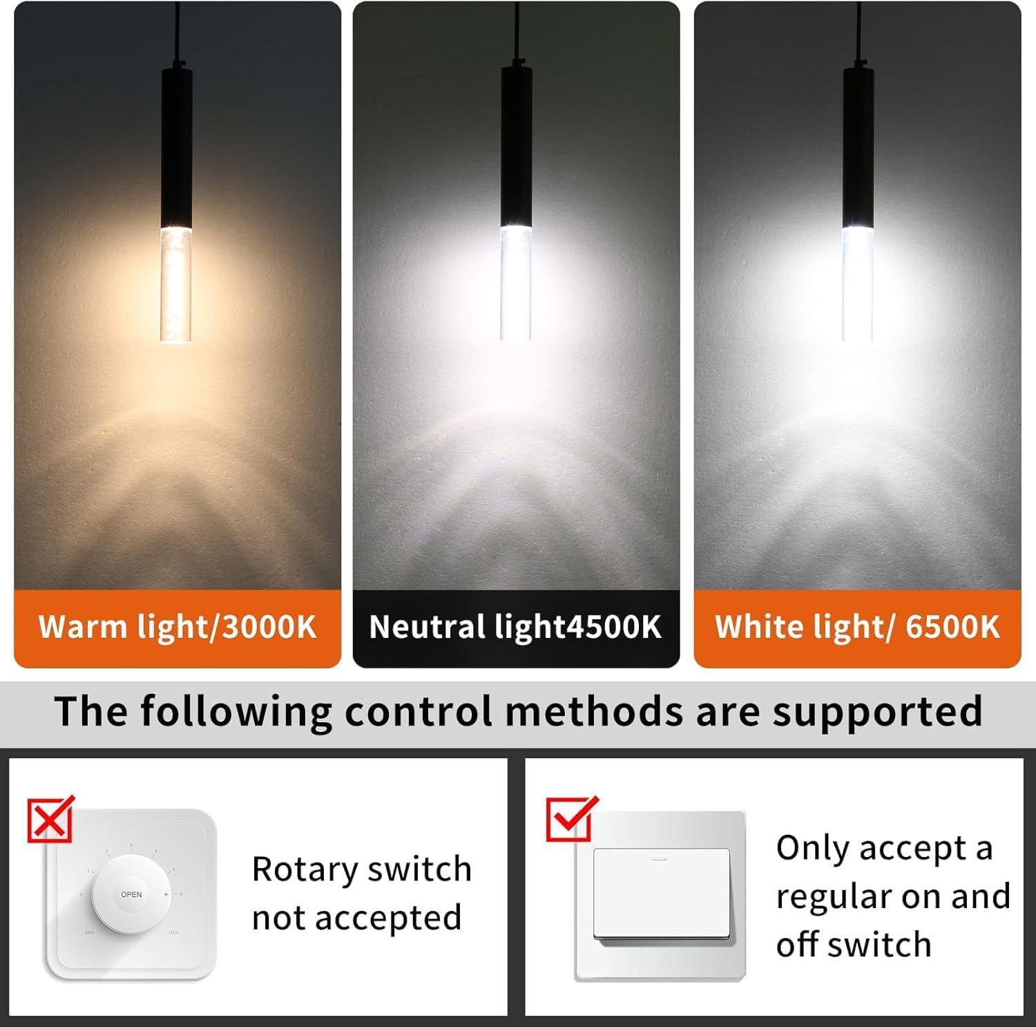 2 Pack Modern Pendant Lights  Mini Chandelier Bubble Acrylic Pendant Lighting For Kitchen Island  3 Color 3000K/4500K/6500K  Black Led Ceiling Hanging Light For Bathroom  Dining Room  Bedroom