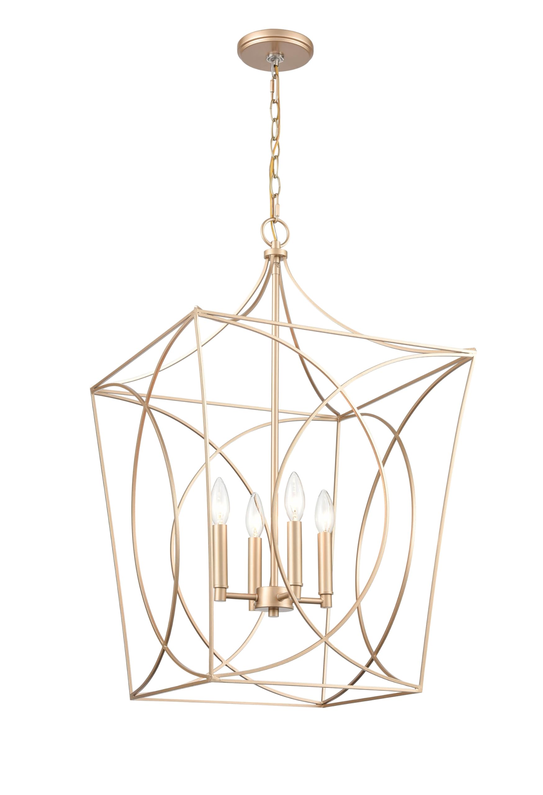 ML Lighting 4000-PMG Traditional, Painted Modern Gold