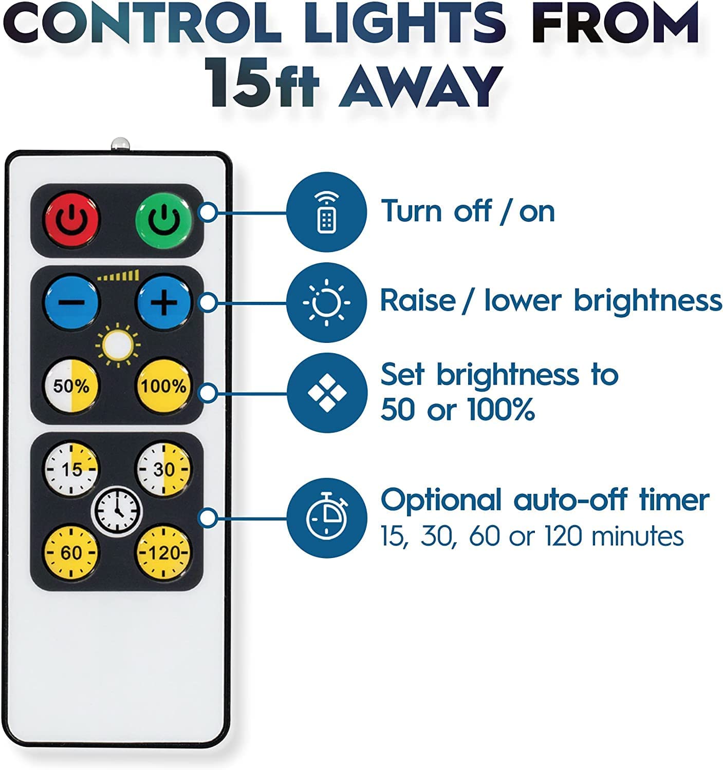 Brilliant Evolution Wireless LED Under Counter Lights - 6-Pack, Warm White, Battery Operated, 8.5" x 2" x 0.6", Includes 2 Remotes
