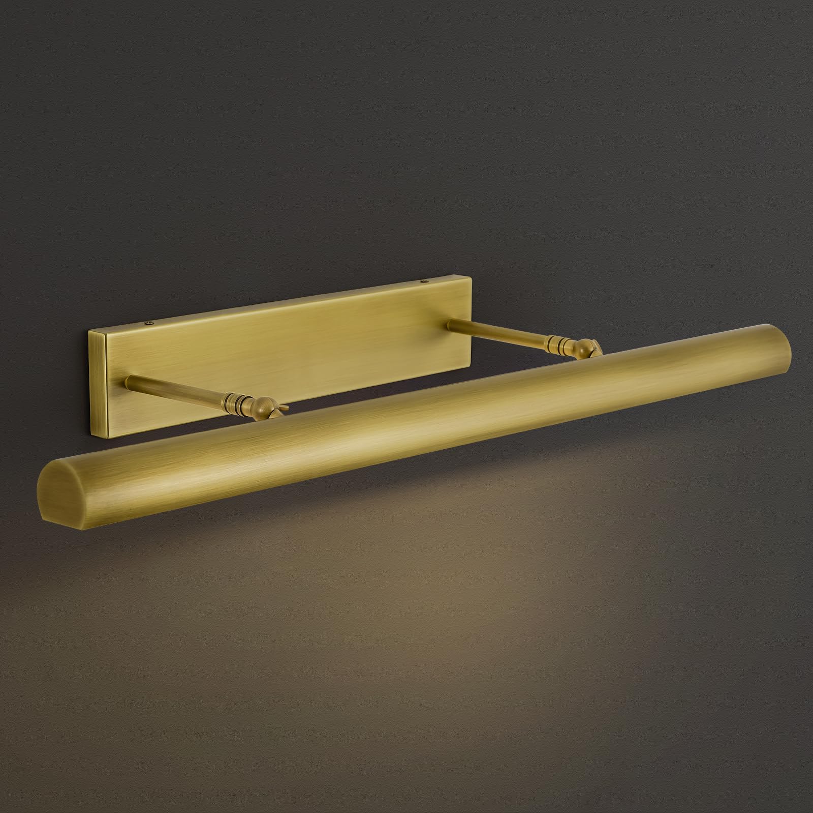 Pioutnf Brass Picture Light, 30Inch Picture Lights For Wall, Hardwired Wall Lights For Picture, Large Wall Picture Light, Dimmab