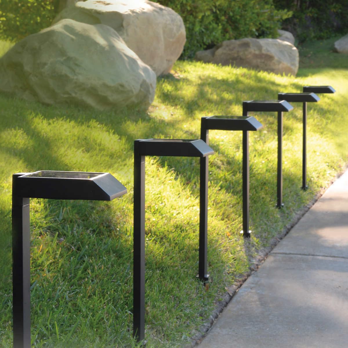 Tommy Bahama Solar Led Pathway Lights, 30 Lumen, 6 Pack, Metal, 1671623