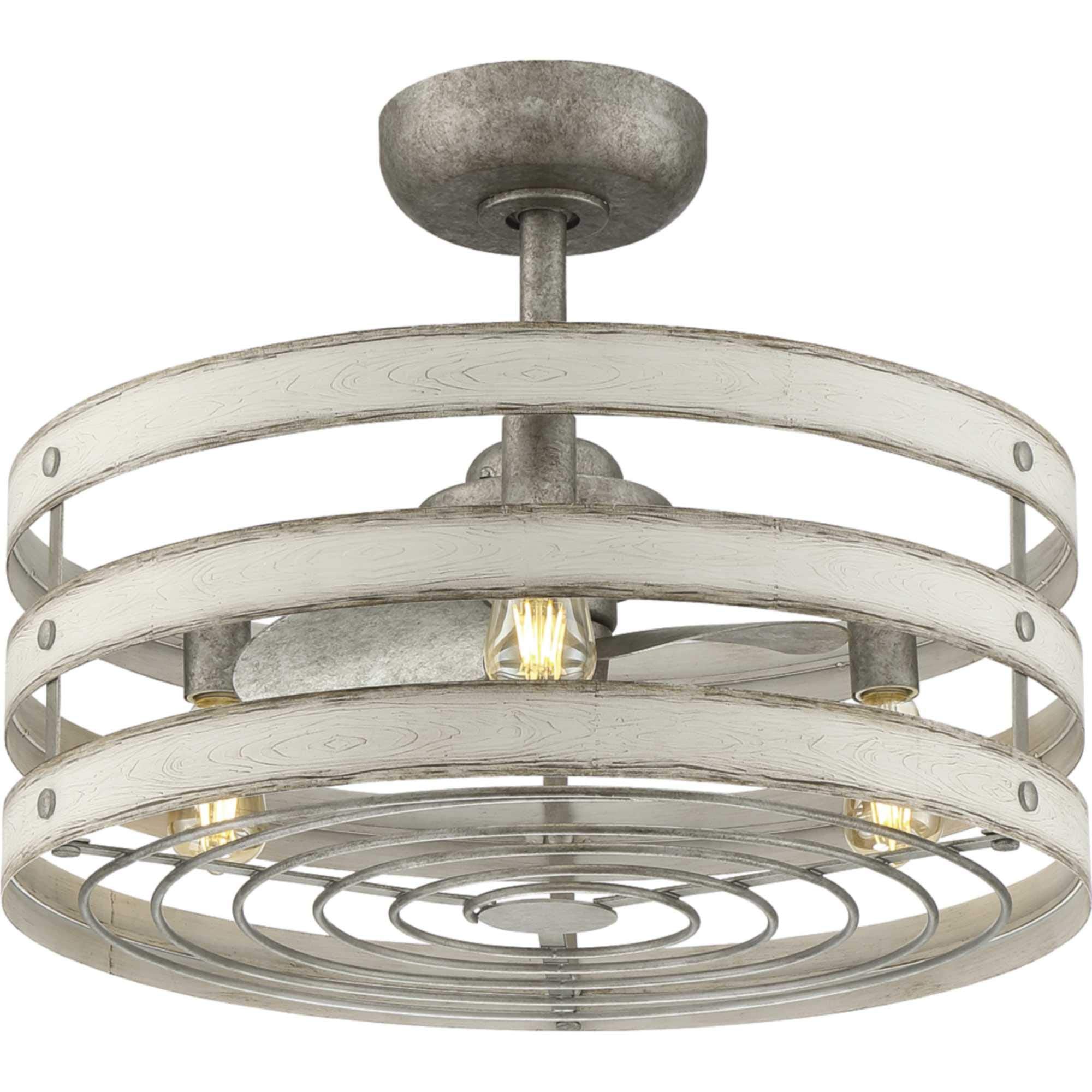 Progress Lighting P250012-141-22 Gulliver Ceiling Fans, 18-1/8'' X 23-1/2'', Gray